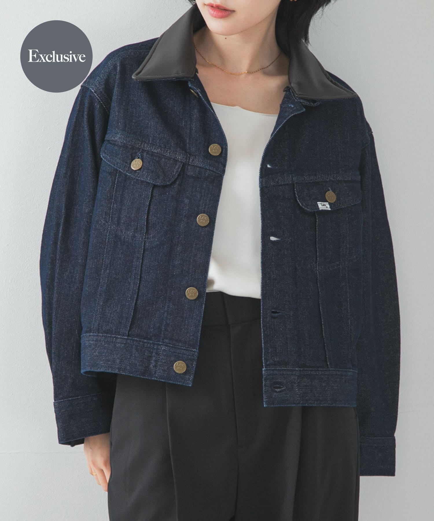 『別注』Lee×ROSSO　2WAY COLLAR SHORT JACKET