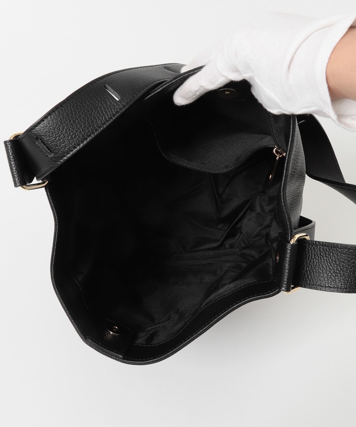 AULENTTI ショルダートートバッグ D28 BLACK Free