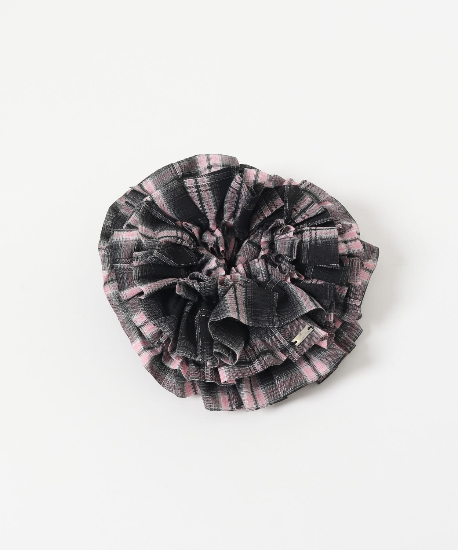 heyep CHECK LAYERED SCRUNCHIE