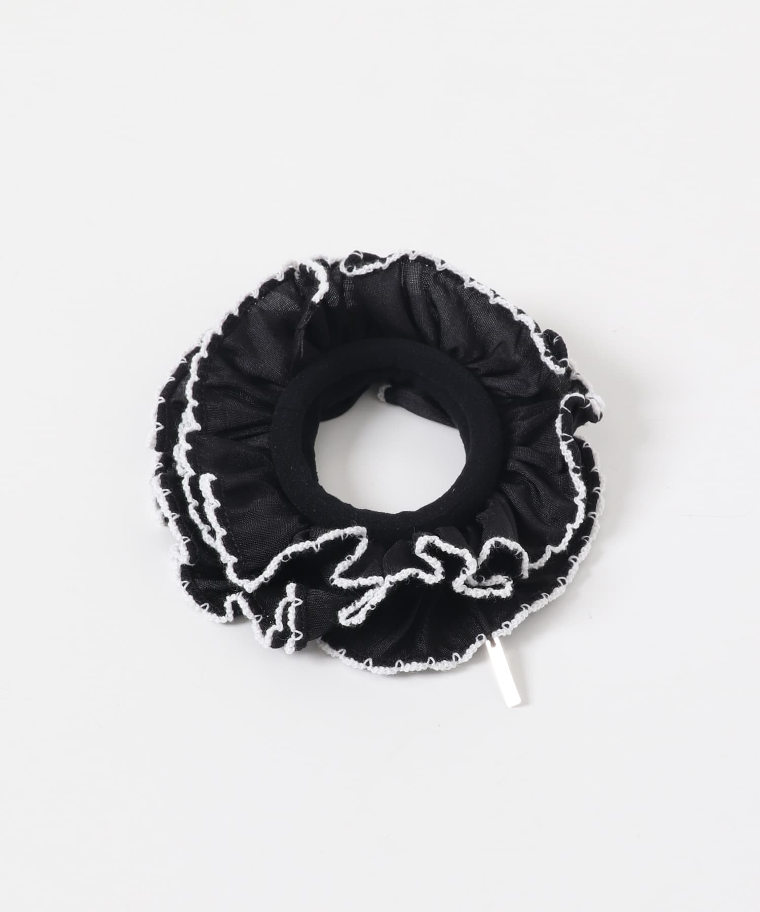 heyep SILK BICOLOR RUFFLE SCRUNCHIE