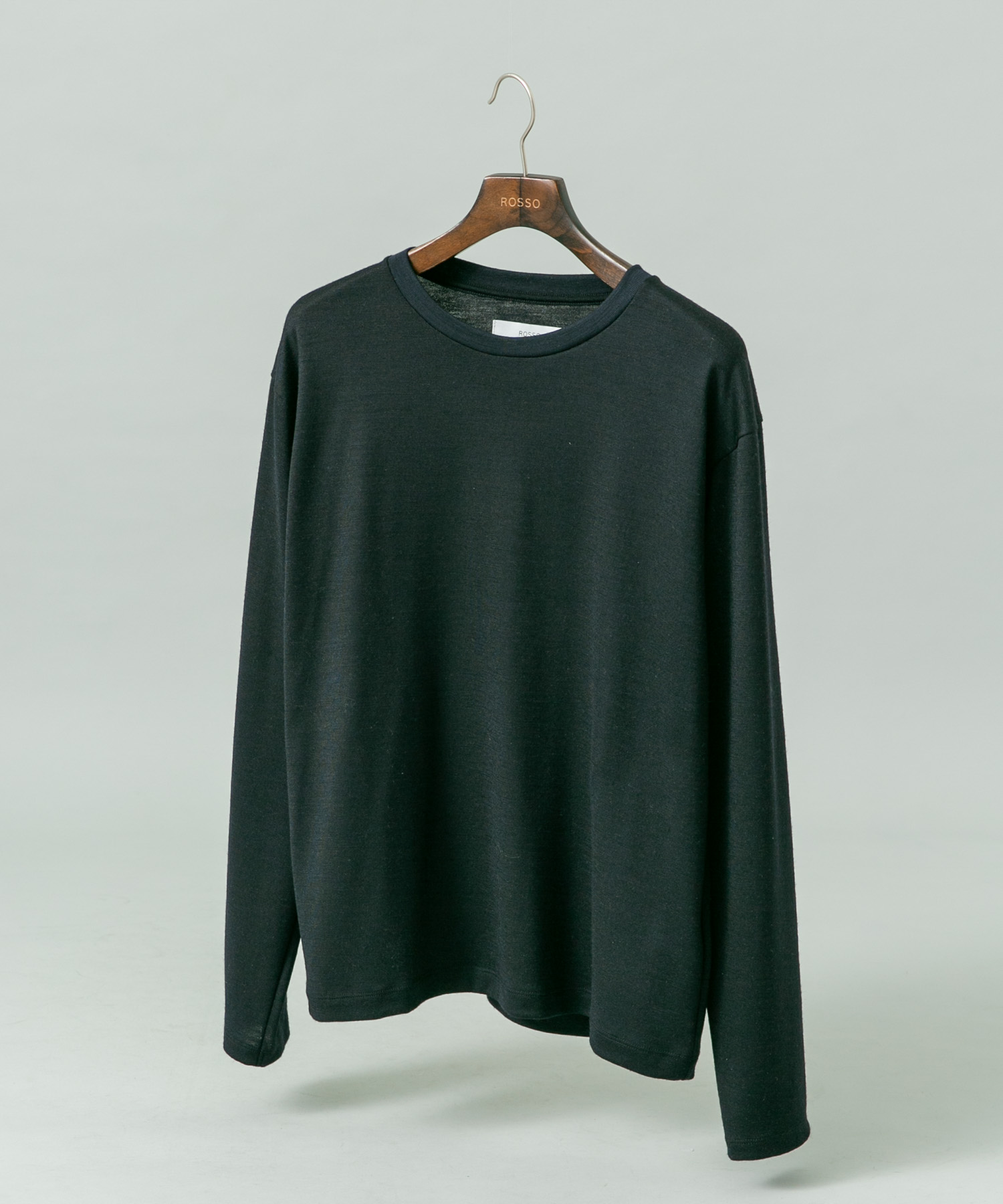 『XLサイズあり』ハイクオリティウールロンT NAVY M