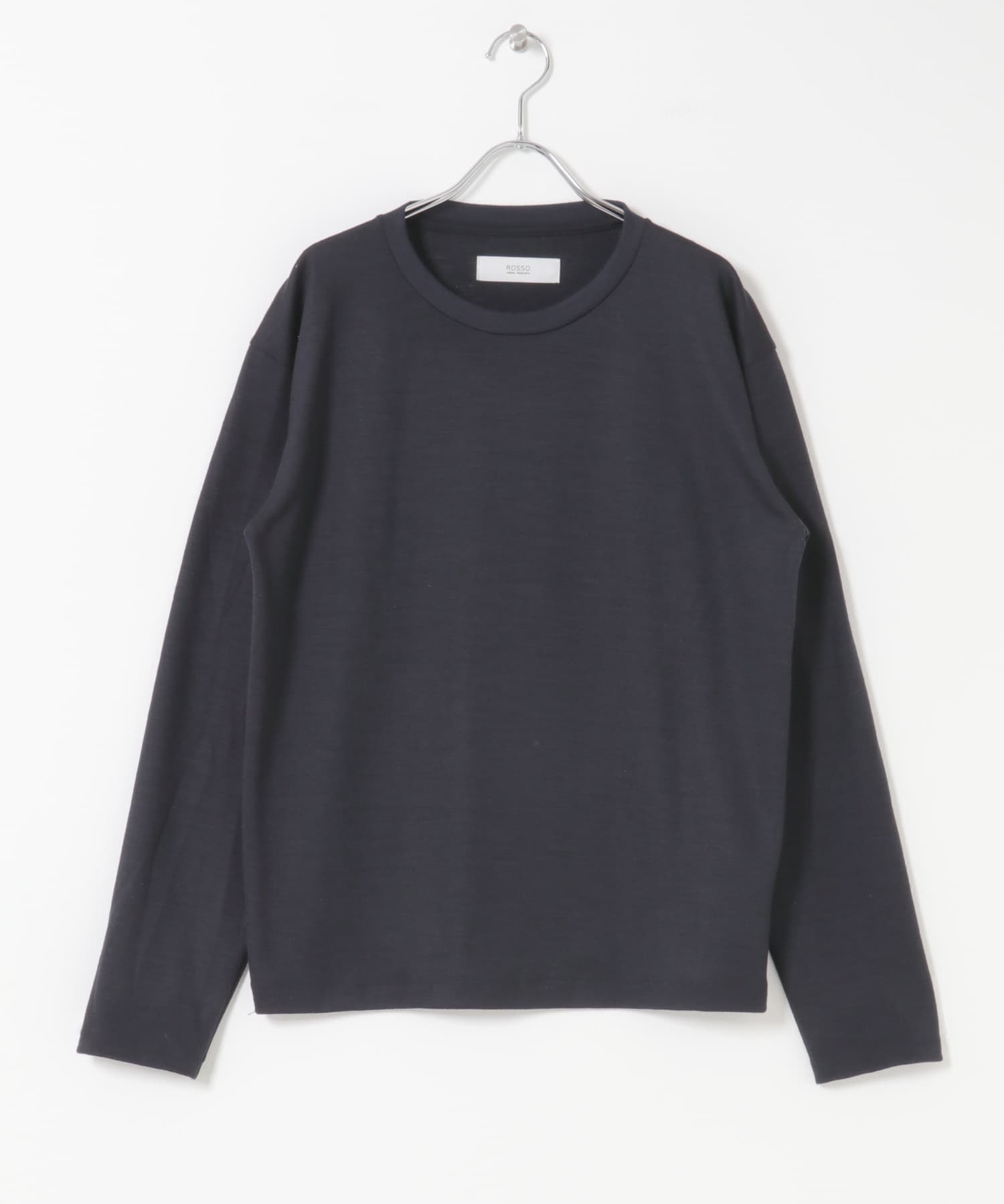 『XLサイズあり』ハイクオリティウールロンT NAVY M