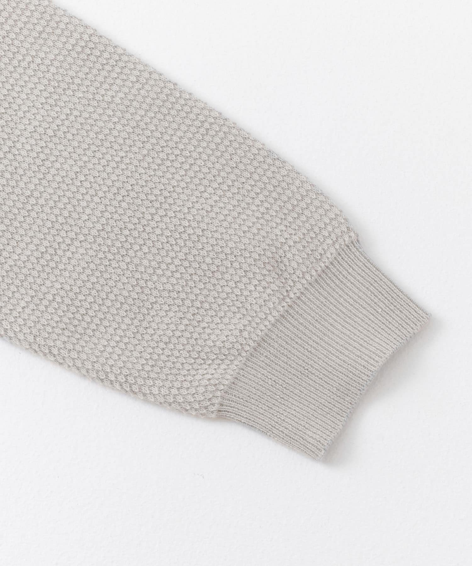 『WEB限定』変形カノコトッパーニットカーディガン LIGHT GRAY M