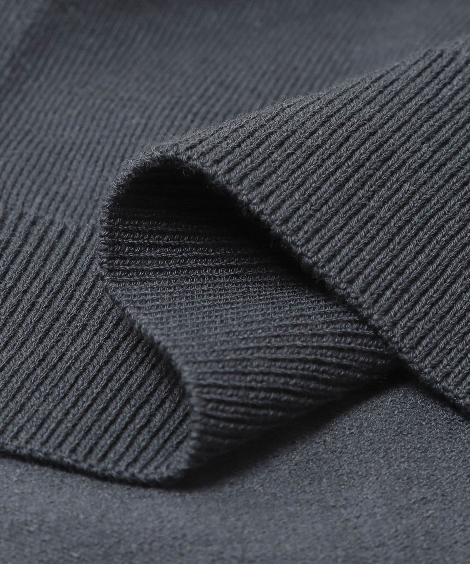 『WEB限定』シルク混ベーシックカーディガン BLUE GRAY M