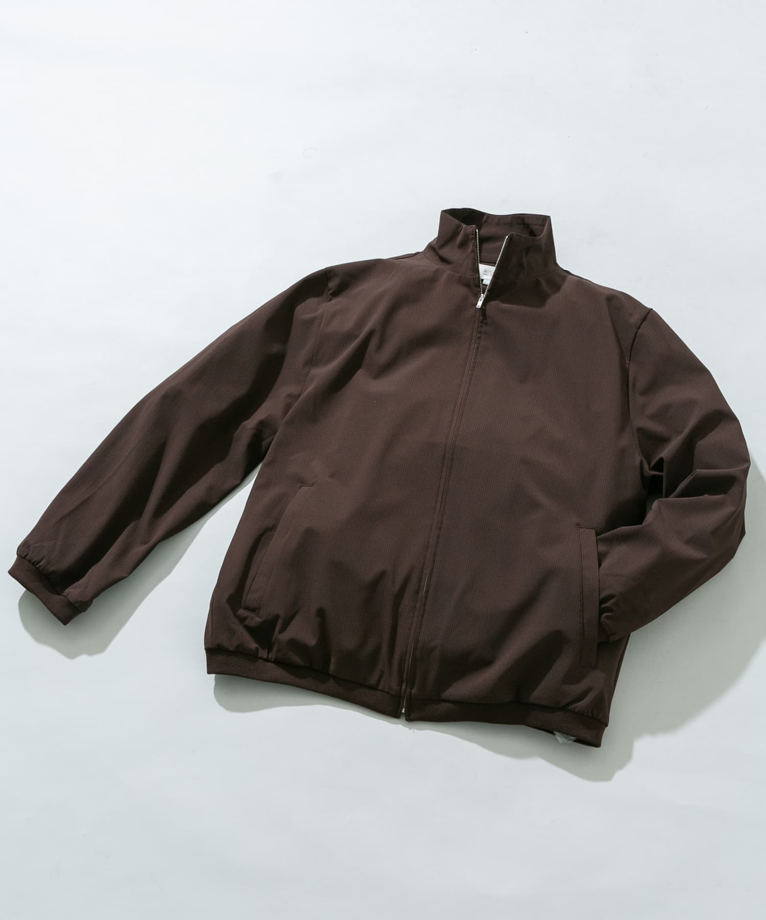 『WEB限定』『吸水 / 速乾』Air Stretch スタンドブルゾン BROWN L
