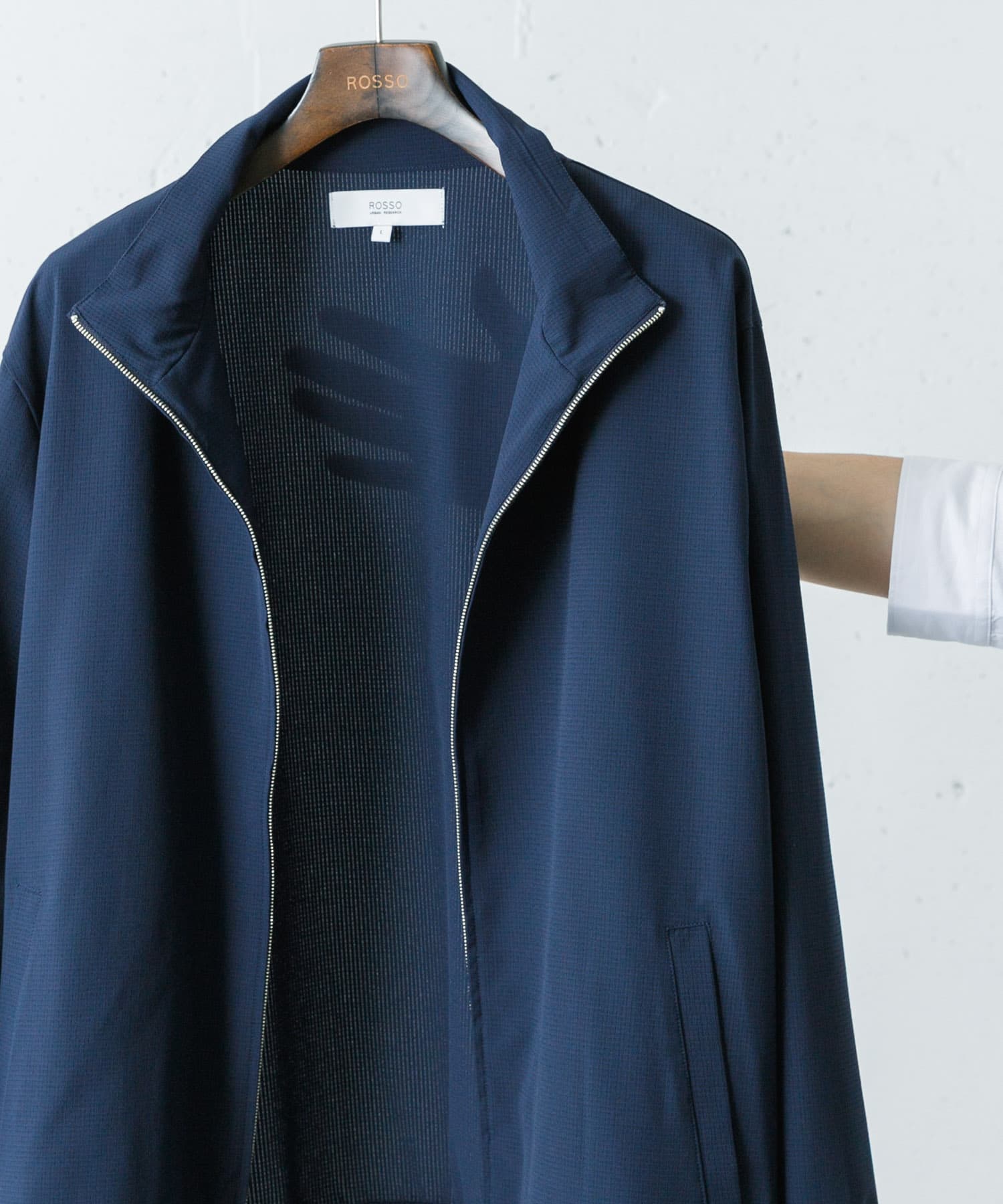 『WEB限定』『吸水 / 速乾』Air Stretch スタンドブルゾン NAVY M