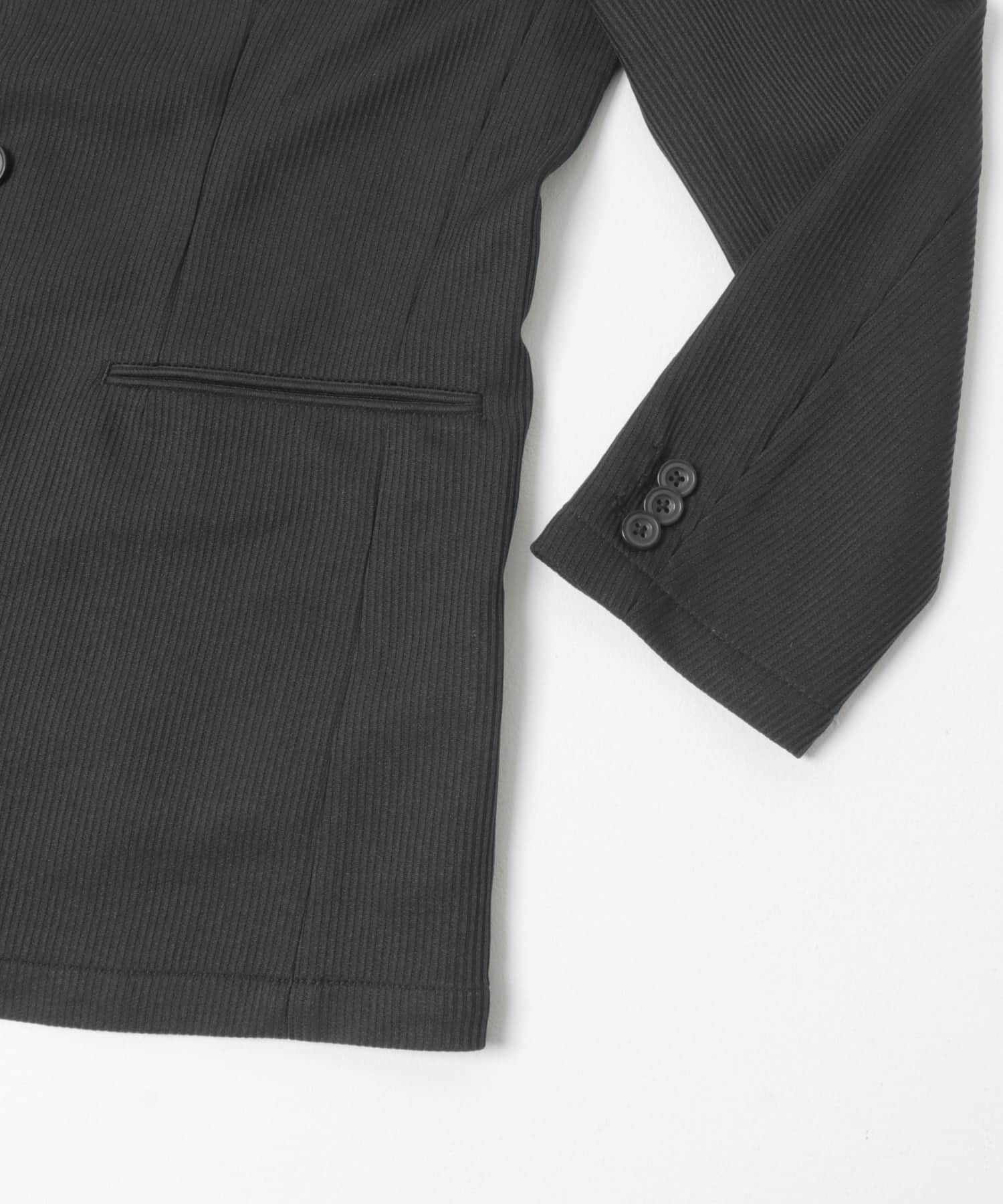 『セットアップ対応』『速乾』シリウスノーカラージャケット BLACK M