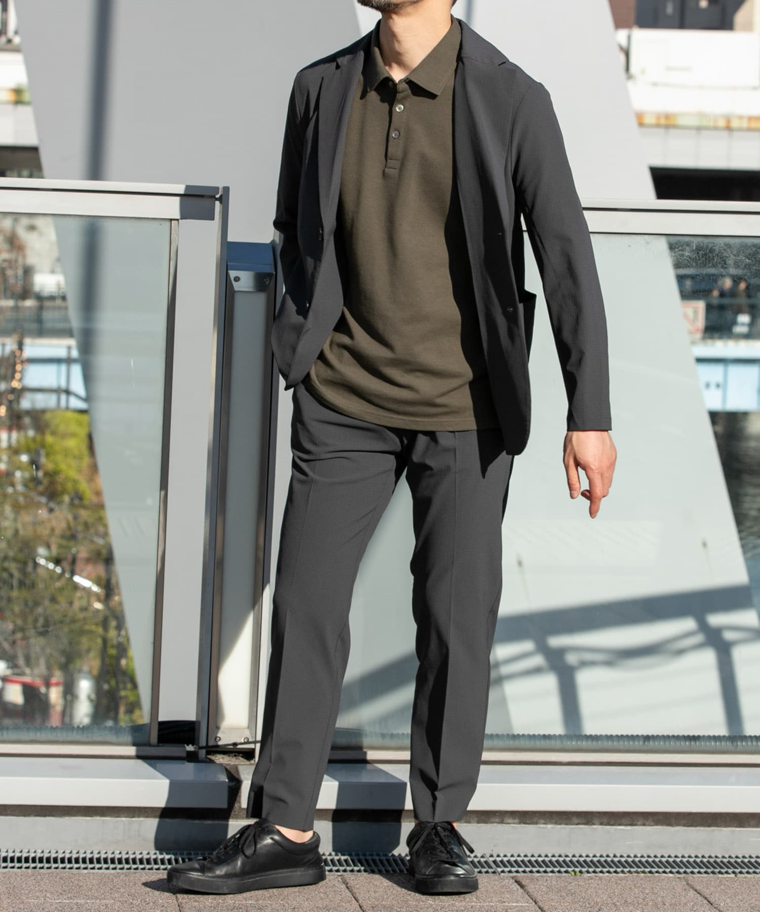 『WEB限定』『吸水 / 速乾』『XLサイズあり』Air Stretch イージーセットアップ