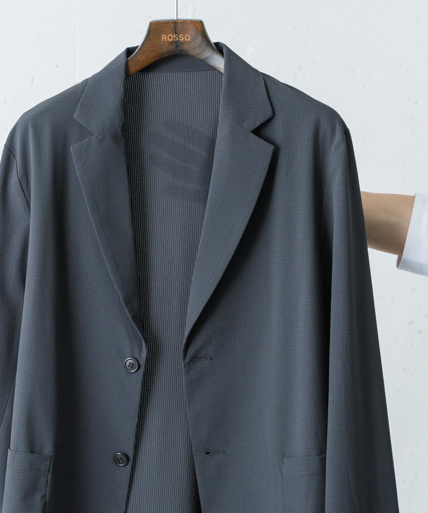 『WEB限定』『吸水 / 速乾』『XLサイズあり』Air Stretch イージーセットアップ CHARCOAL S