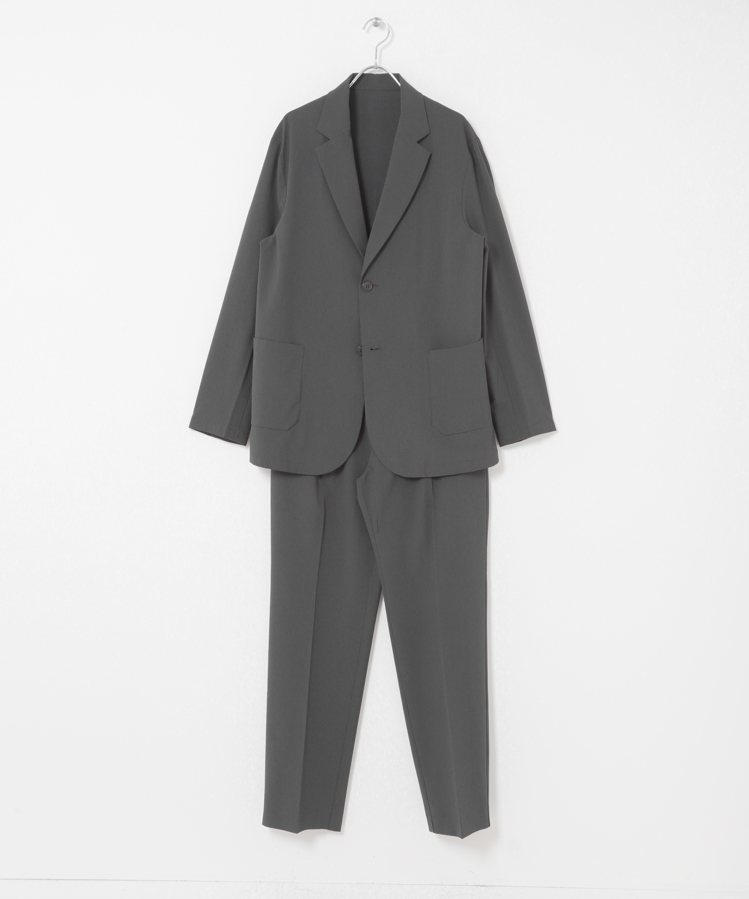 『WEB限定』『吸水 / 速乾』『XLサイズあり』Air Stretch イージーセットアップ CHARCOAL S