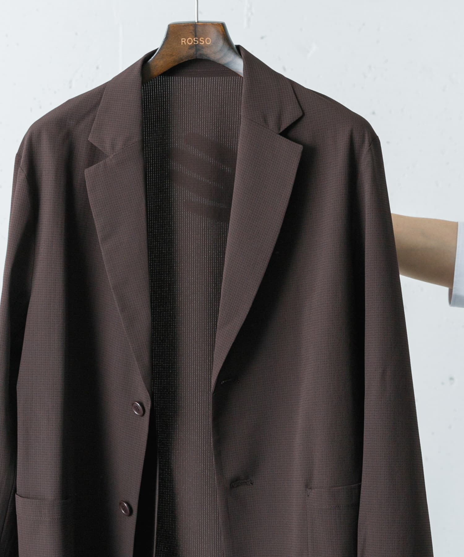 『WEB限定』『吸水 / 速乾』『XLサイズあり』Air Stretch イージーセットアップ BROWN S