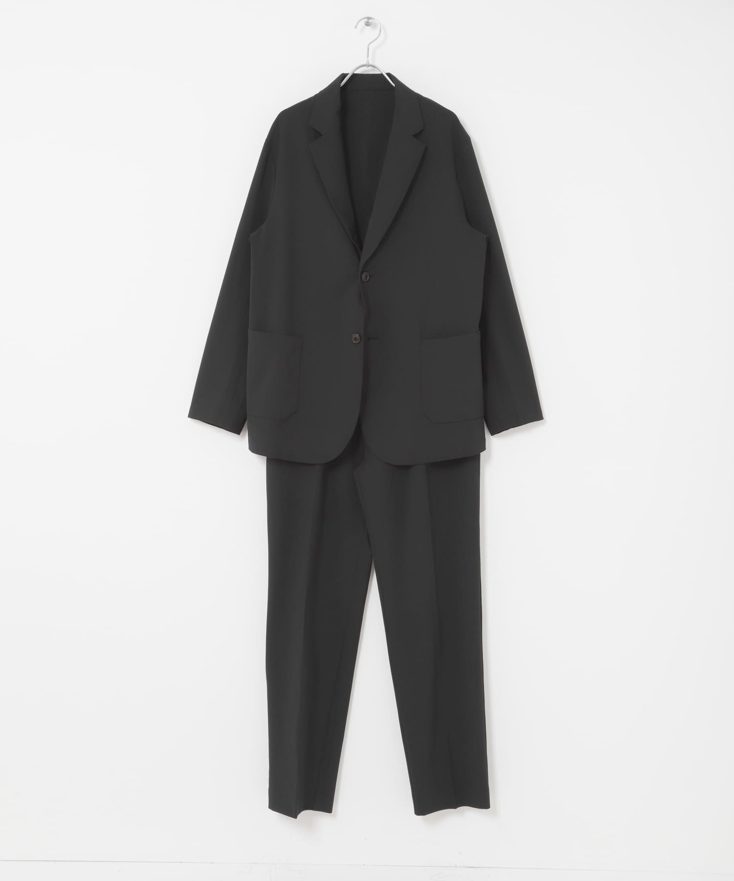 『WEB限定』『吸水 / 速乾』『XLサイズあり』Air Stretch イージーセットアップ BLACK S