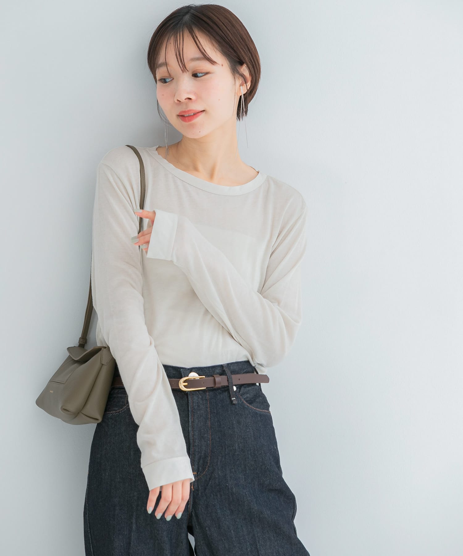 シルク混ドッキングカットソー(Free OFF): トップス｜URBAN RESEARCH