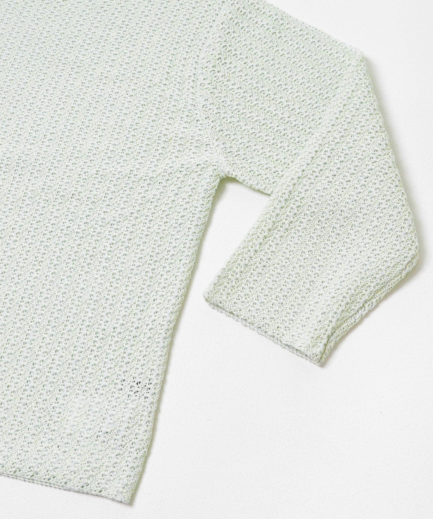 ペーパーヤーンニットプルオーバー YELLOW Free