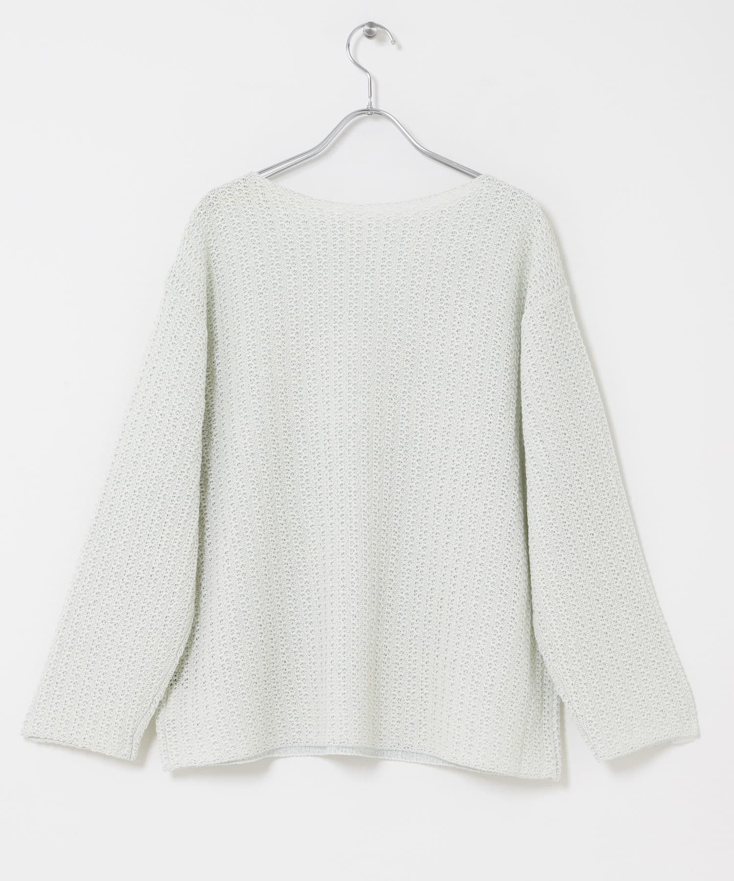 ペーパーヤーンニットプルオーバー YELLOW Free