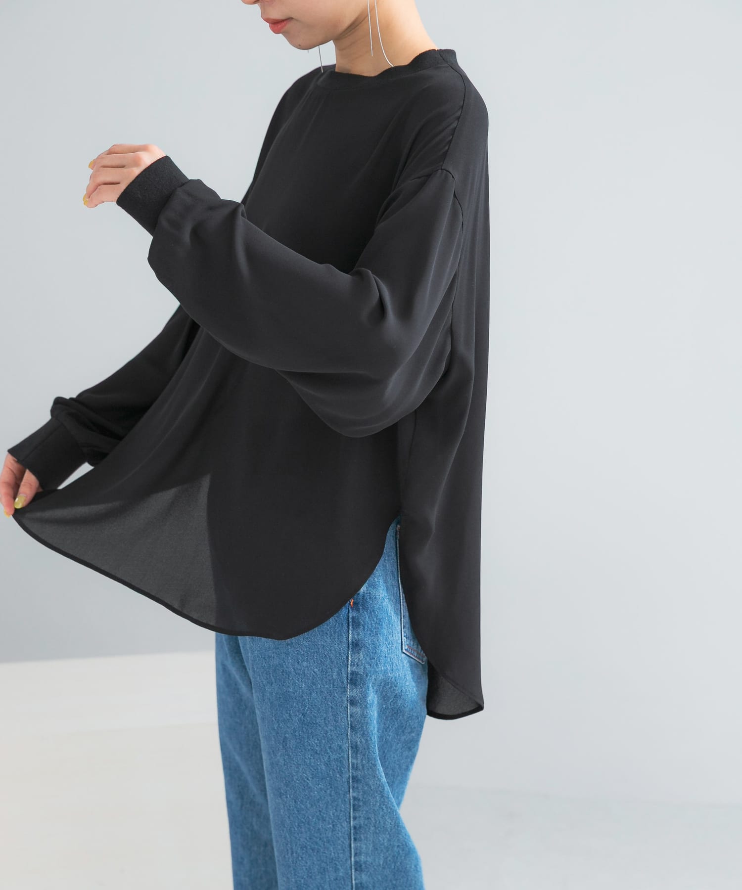 身長：158cm サイズ：Free