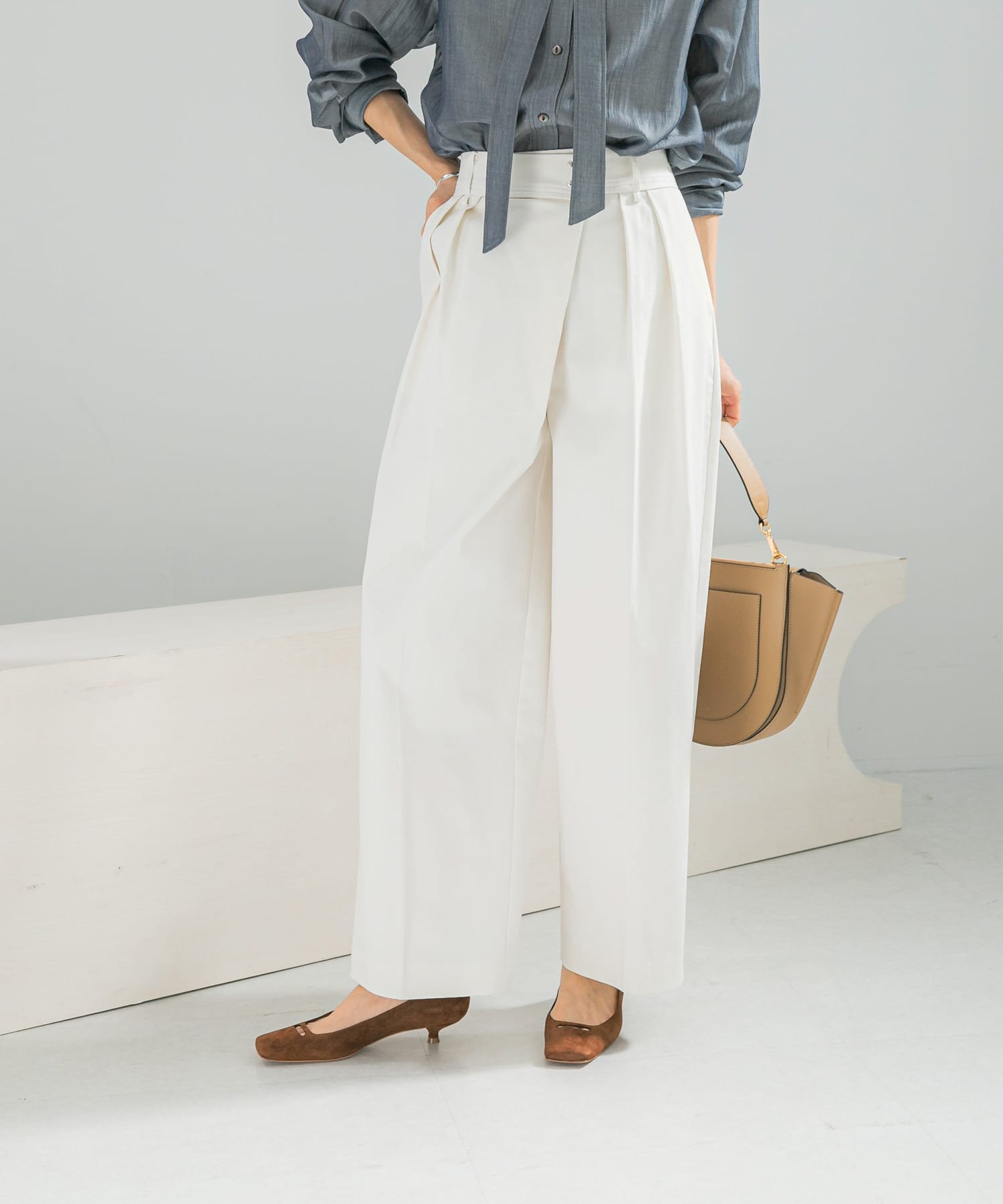 ラップデザインパンツ