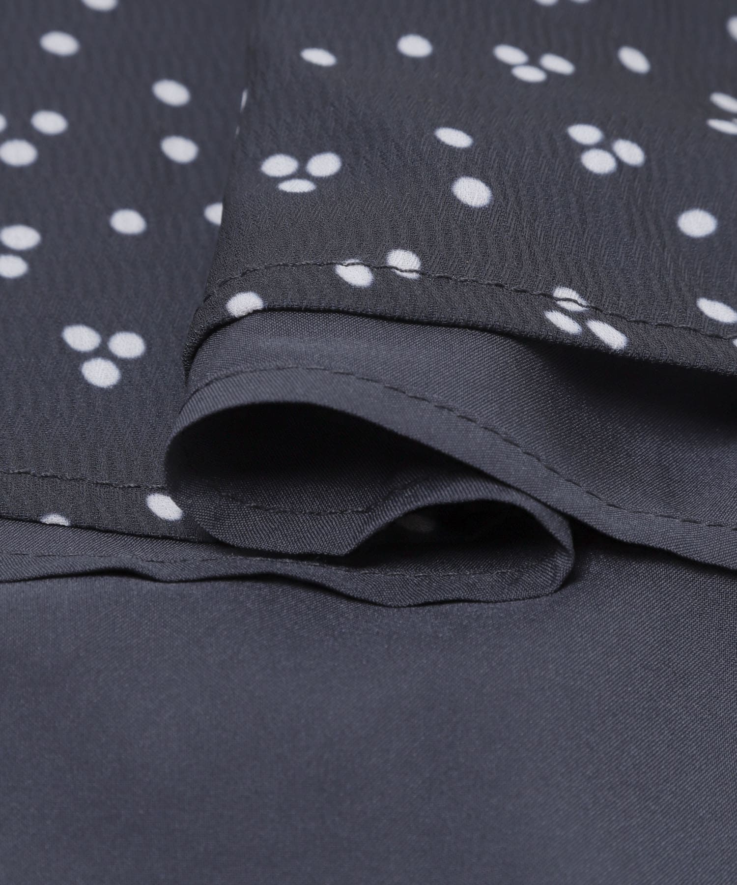 『WEB限定』ランダムドットボリュームワンピース NAVY Free