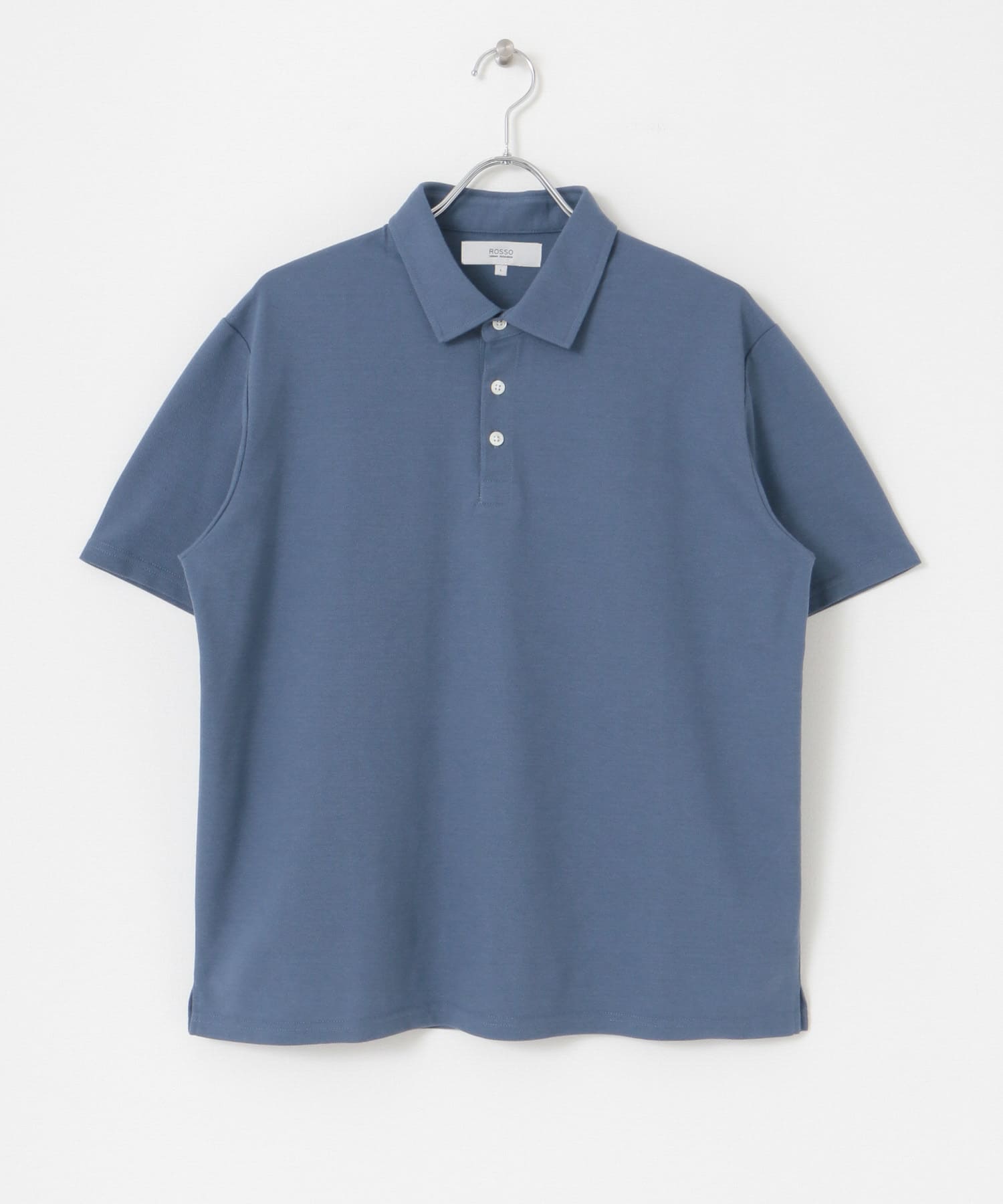 『抗菌 / 防臭』『XLサイズあり』ハイパフォーマンス鹿の子ポロシャツ BLUE S