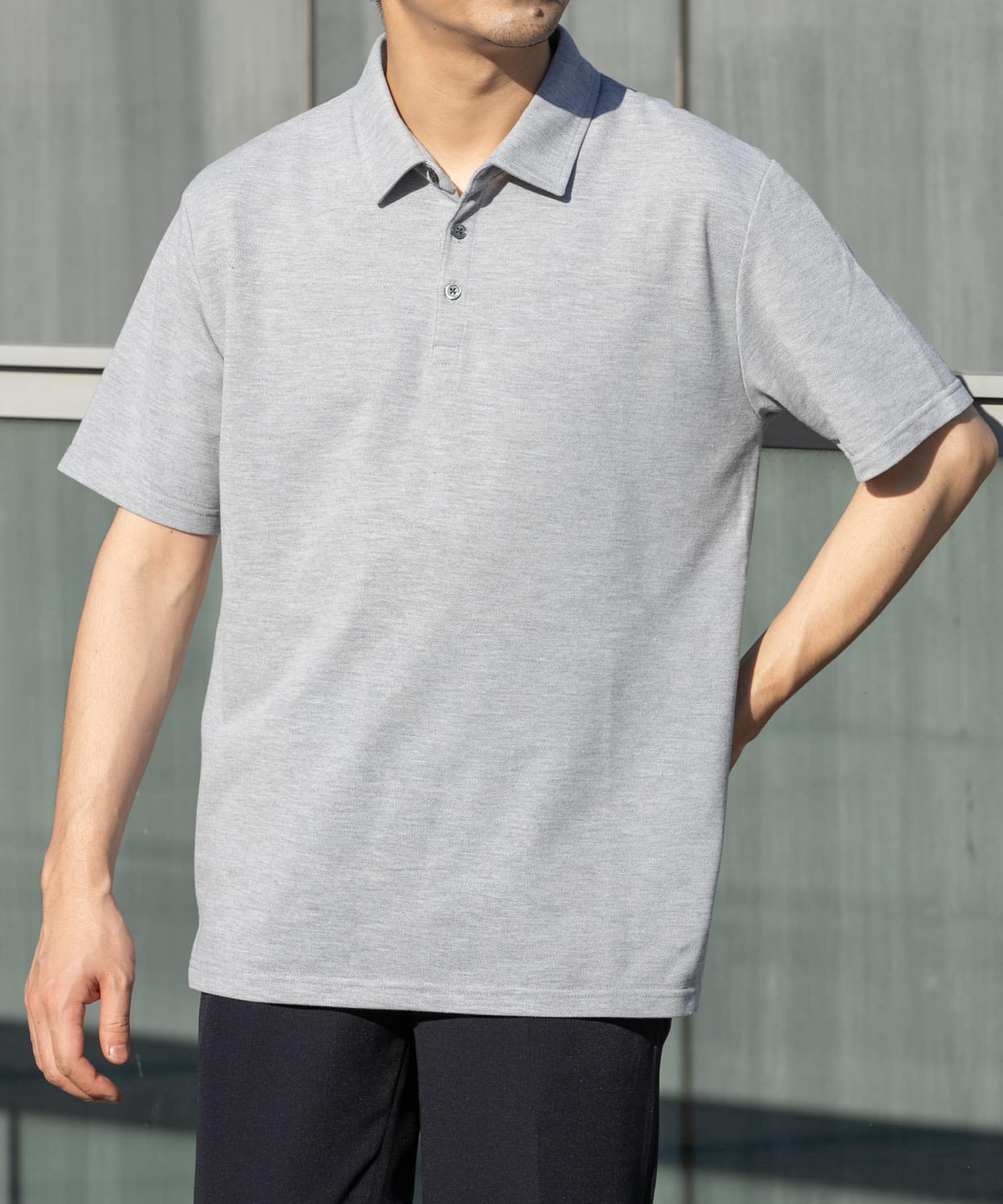 『抗菌 / 防臭』『XLサイズあり』ハイパフォーマンス鹿の子ポロシャツ