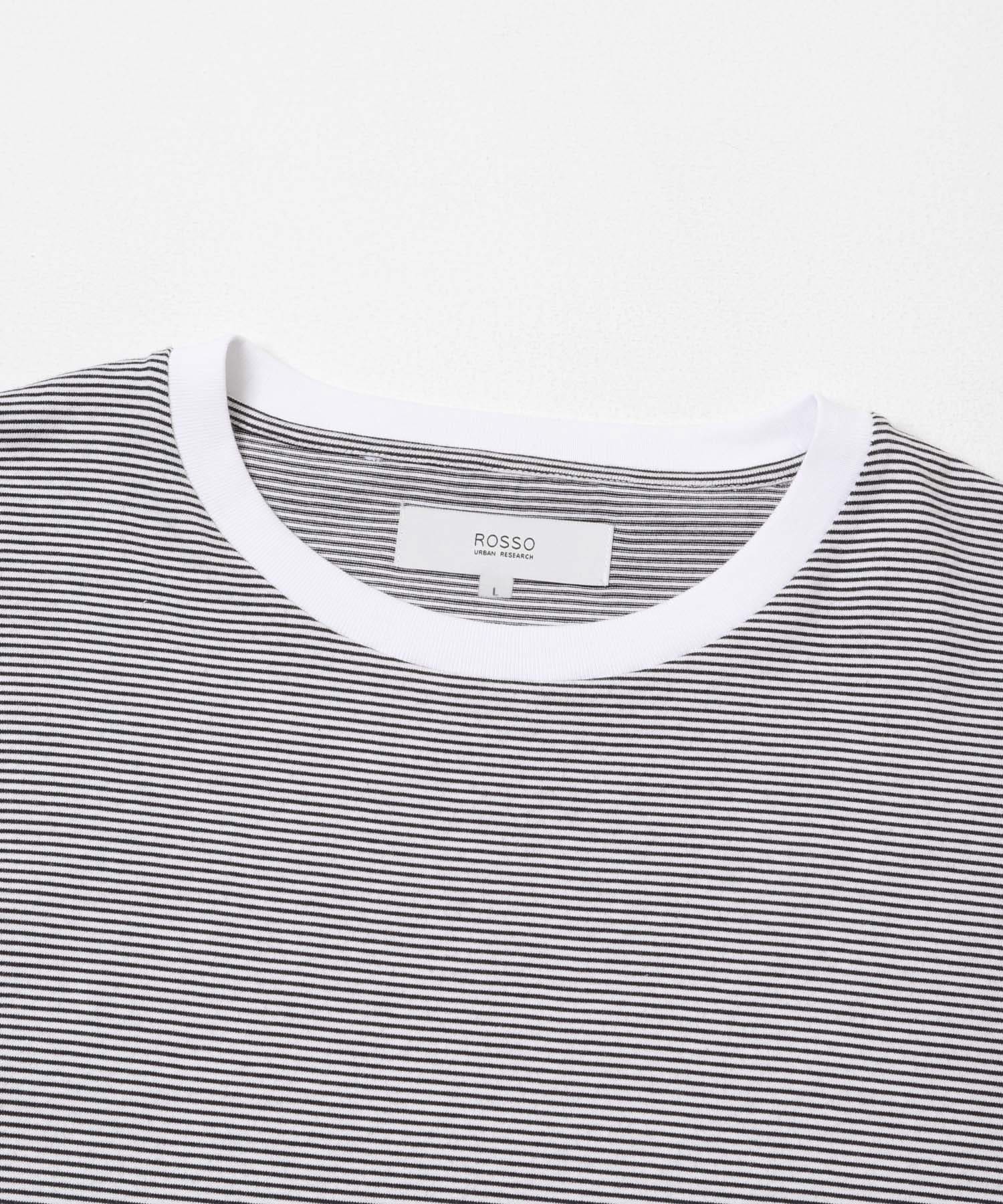 『XLサイズあり』『UR TECH』汗ジミ防止クルーネックTシャツ WHTxBLK S