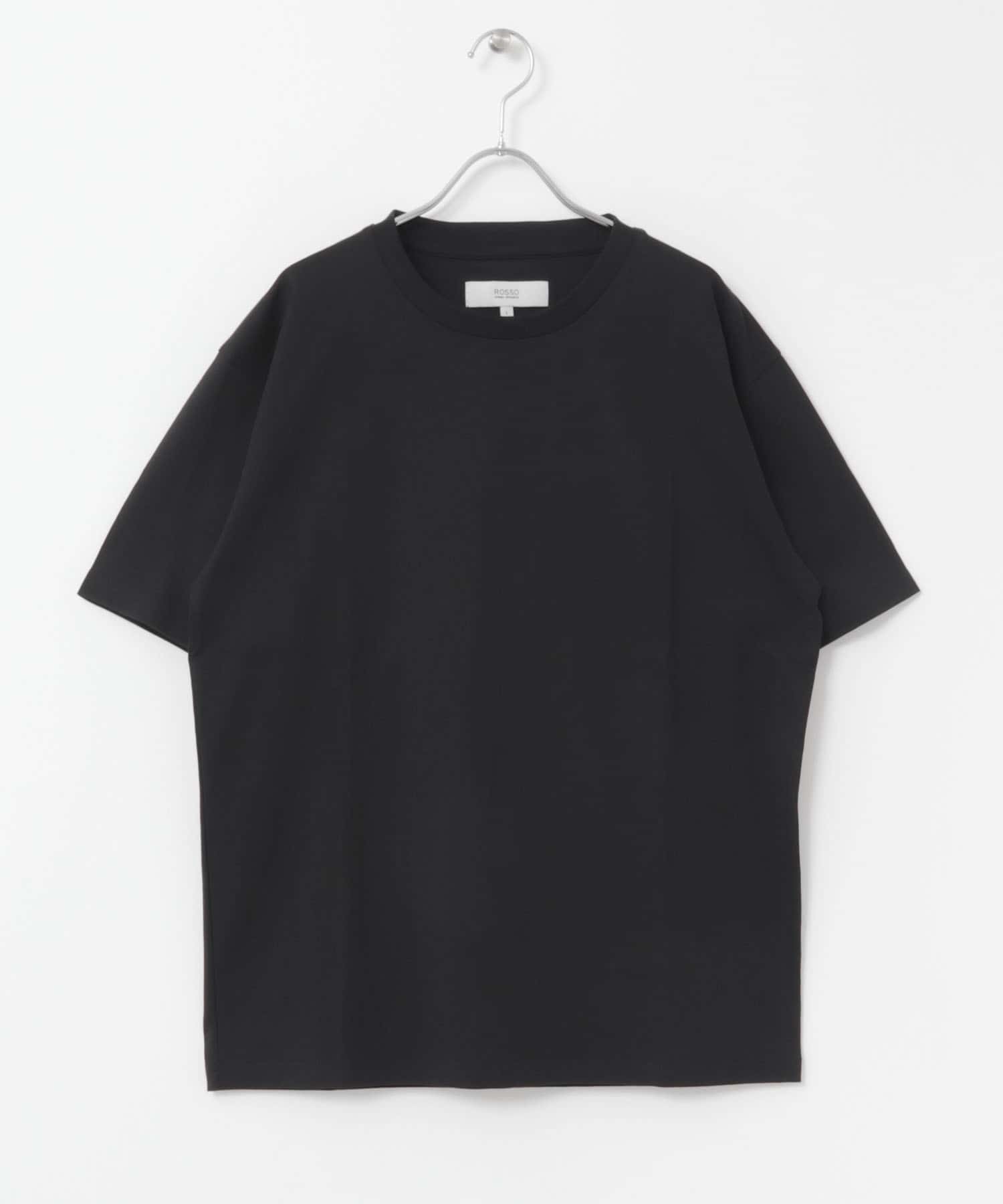 『XLサイズあり』『UR TECH』汗ジミ防止クルーネックTシャツ BLACK S