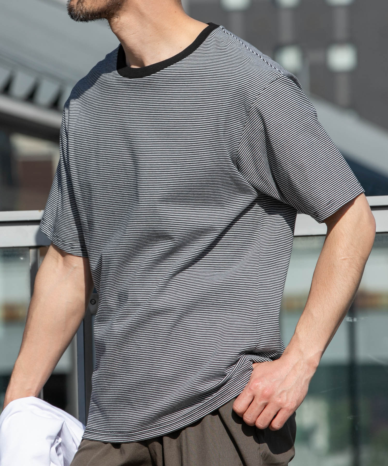 『XLサイズあり』『UR TECH』汗ジミ防止クルーネックTシャツ