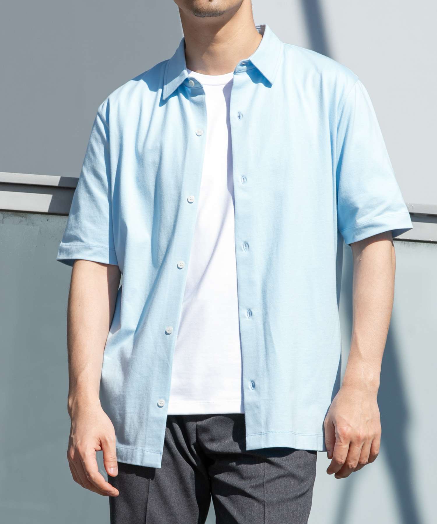 『XLサイズあり』『UR TECH』汗ジミ防止レギュラーシャツ