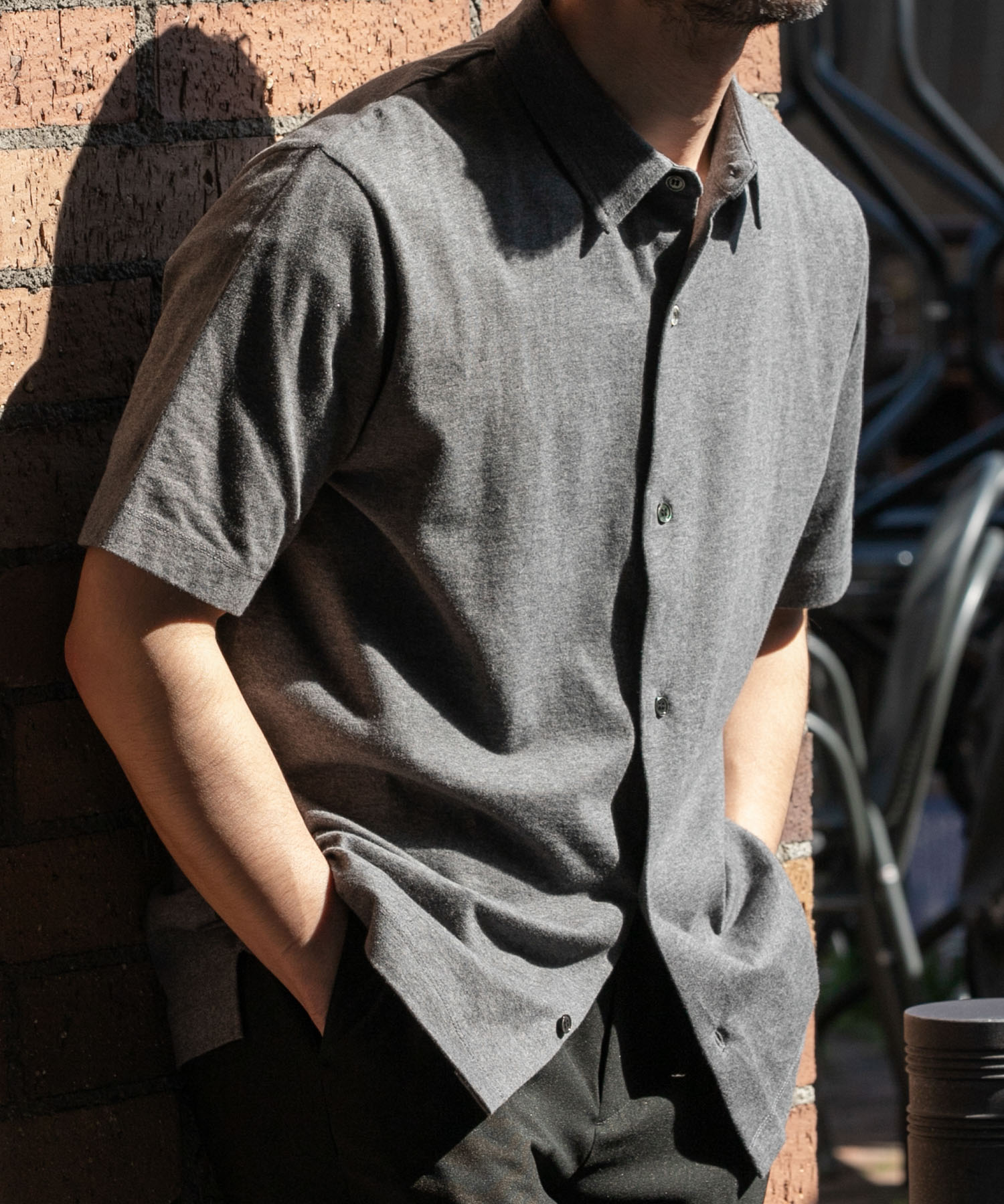 『XLサイズあり』『UR TECH』汗ジミ防止レギュラーシャツ