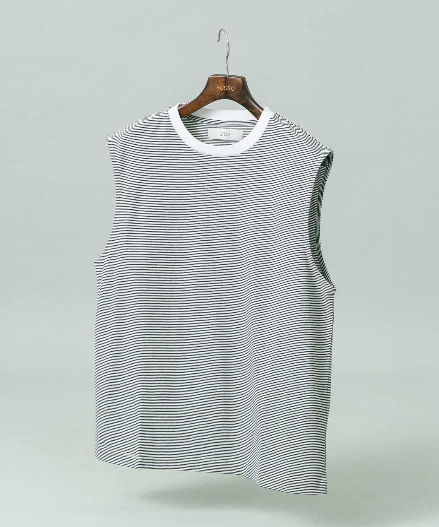 『WEB限定』『XLサイズあり』『UR TECH』汗ジミ防止タンクトップ WHTxBLK S