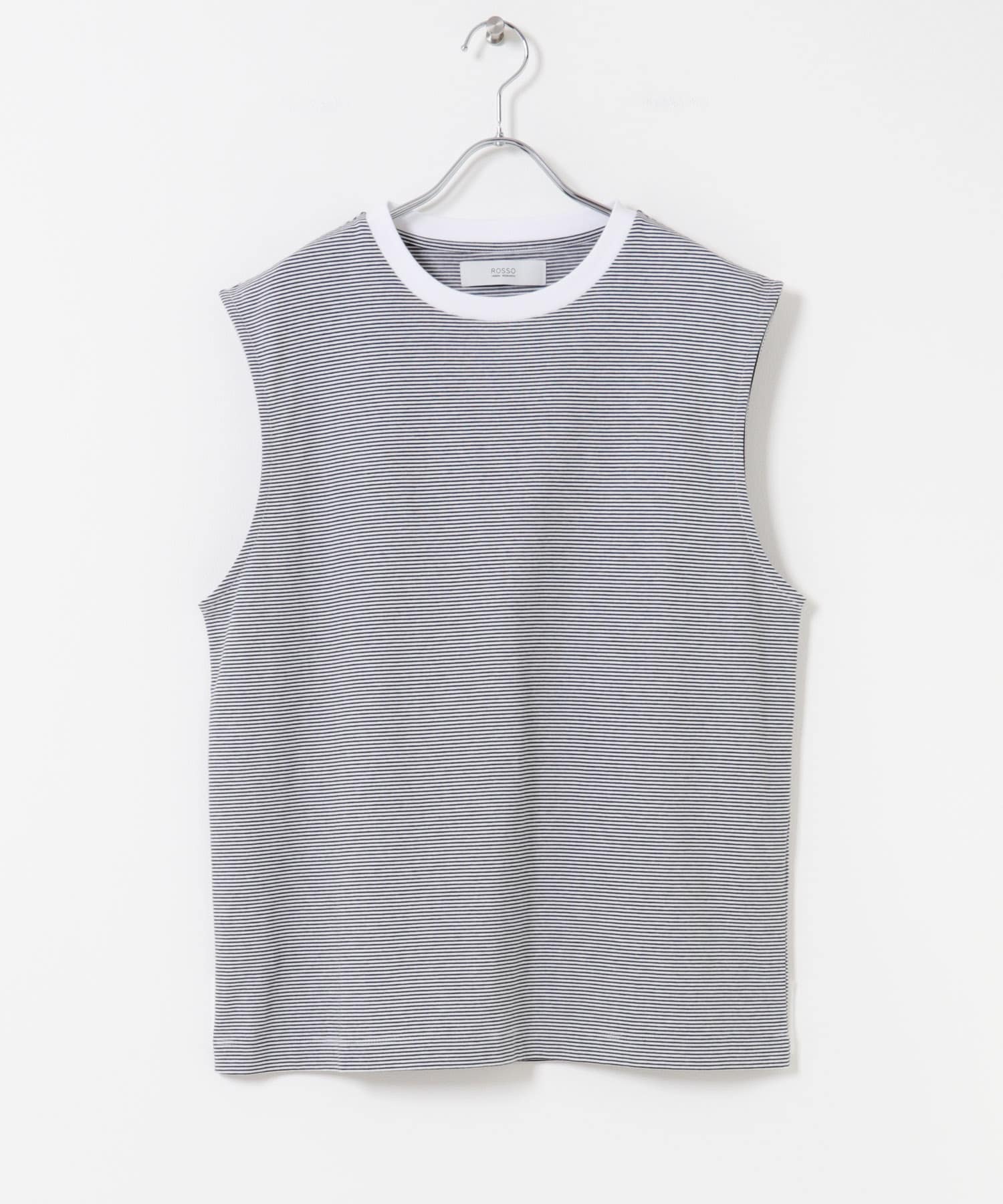 『WEB限定』『XLサイズあり』『UR TECH』汗ジミ防止タンクトップ WHTxBLK S