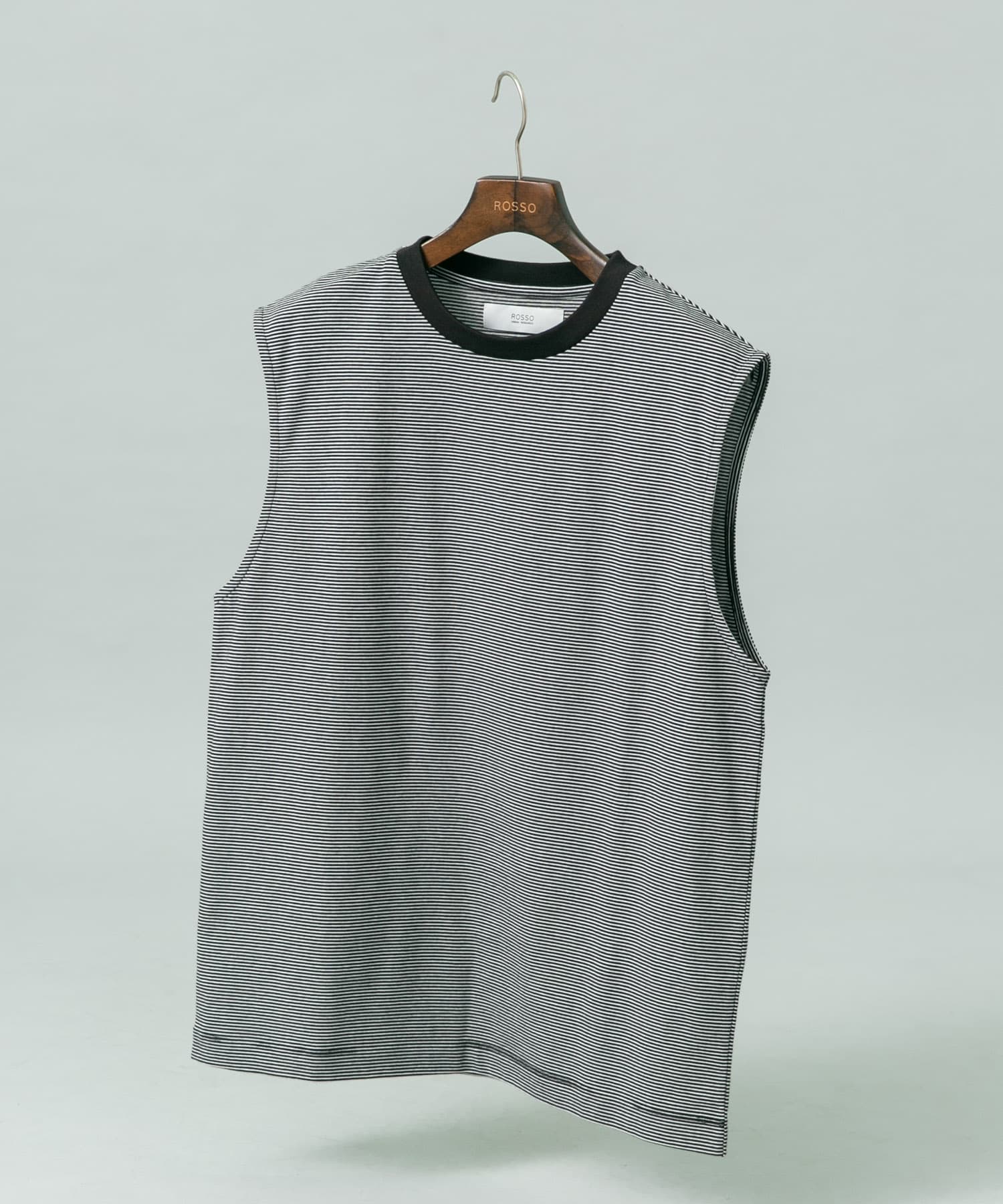 『WEB限定』『XLサイズあり』『UR TECH』汗ジミ防止タンクトップ BLKxWHT S