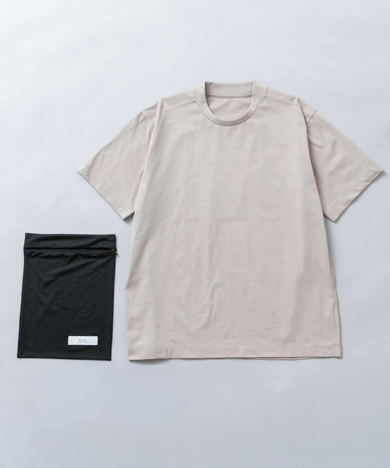 『冷感/速乾』Cool Touch トラベルTシャツ GREIGE S