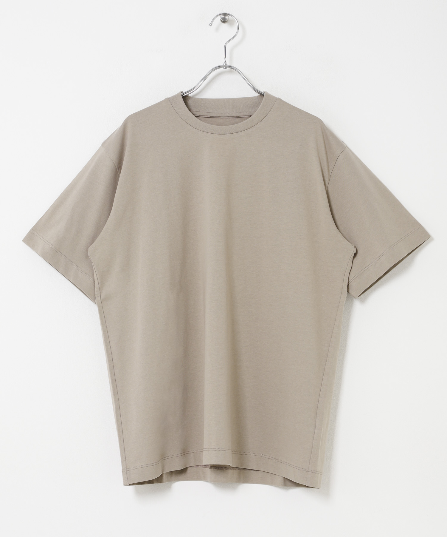 『冷感/速乾』Cool Touch トラベルTシャツ GREIGE S