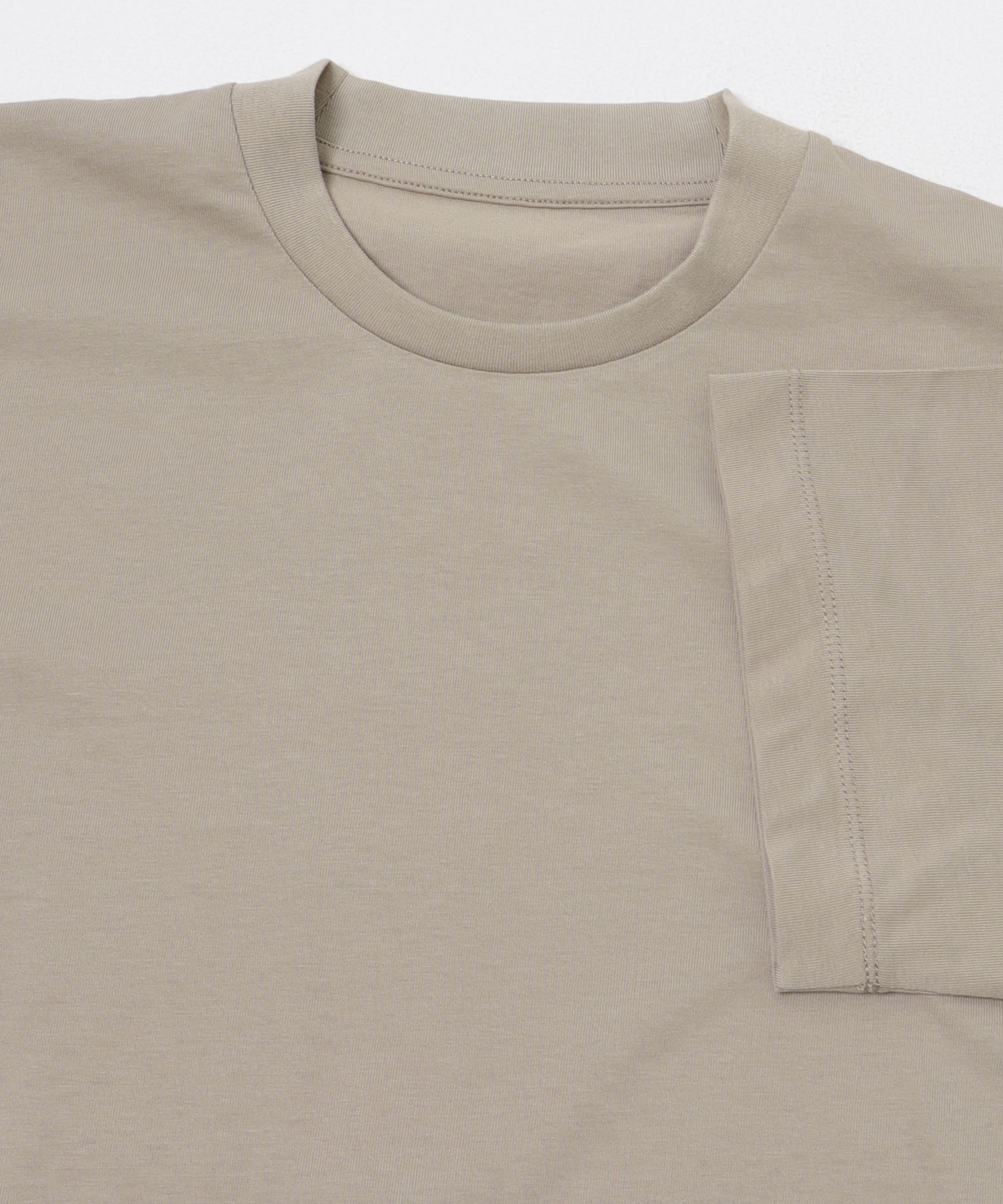 『冷感/速乾』Cool Touch トラベルTシャツ GREIGE S