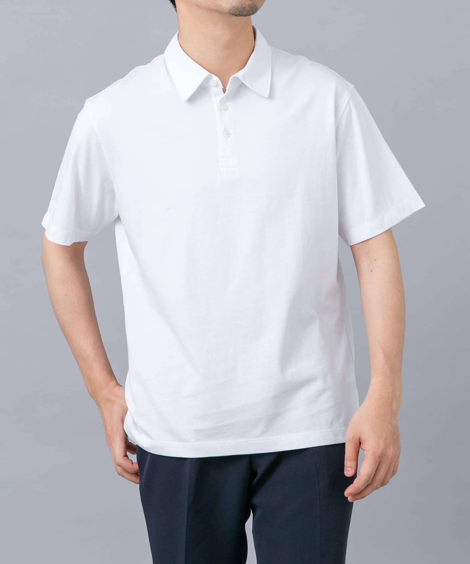 冷感/速乾』Cool Touch トラベルポロシャツ(XL NAVY): トップス｜URBAN