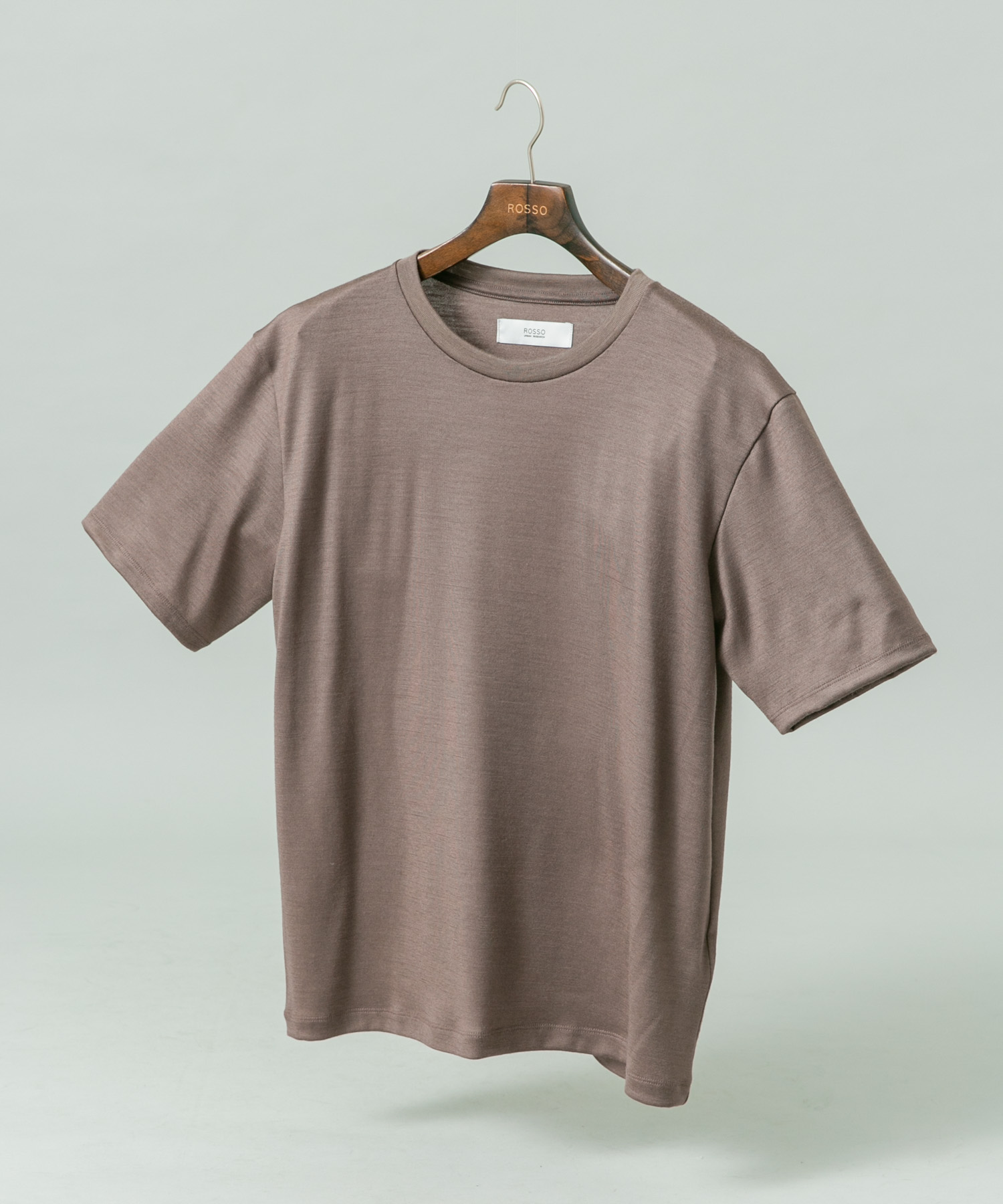 『XLサイズあり』ハイクオリティショートスリーブウールTシャツ