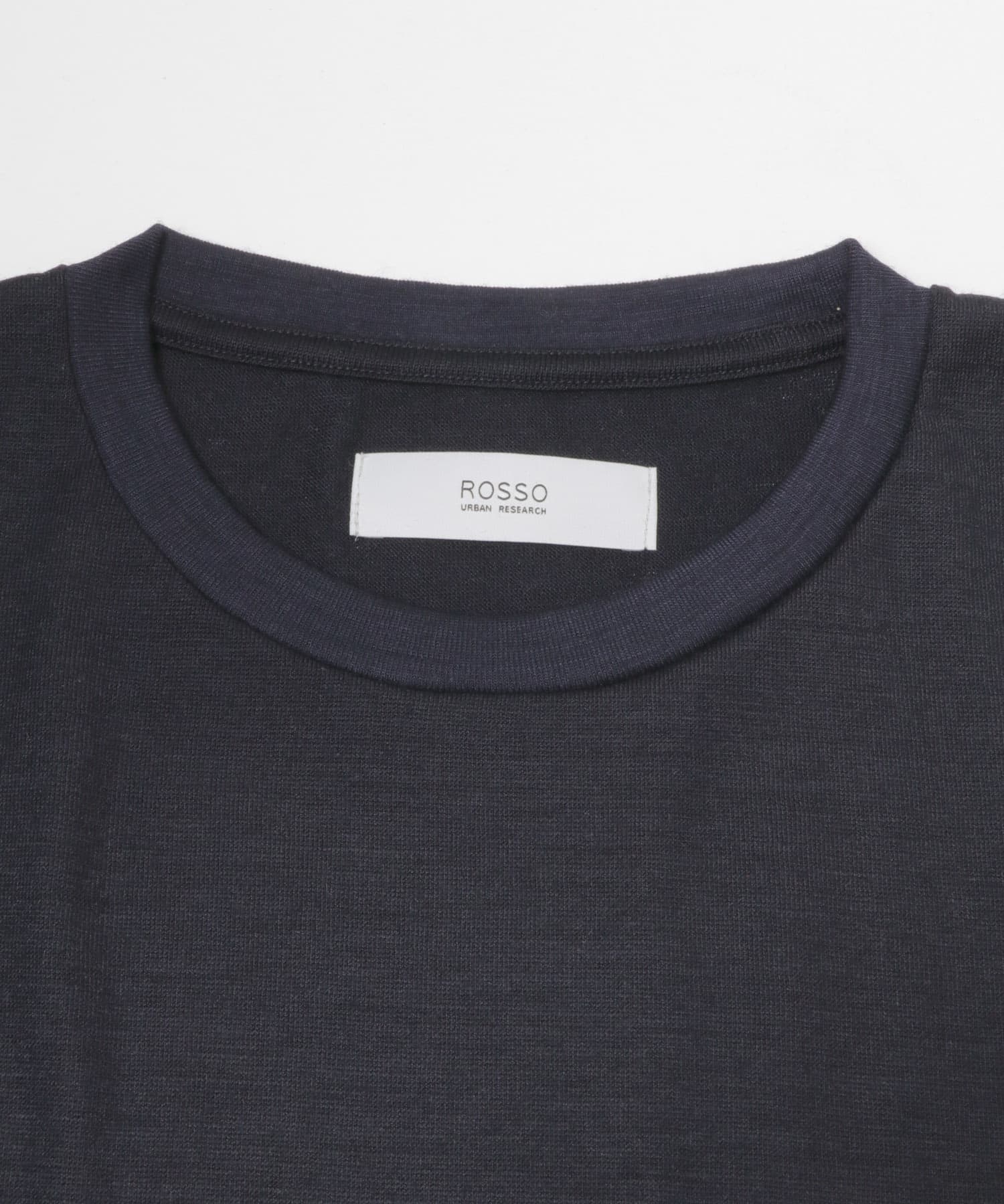 『XLサイズあり』ハイクオリティショートスリーブウールTシャツ NAVY M