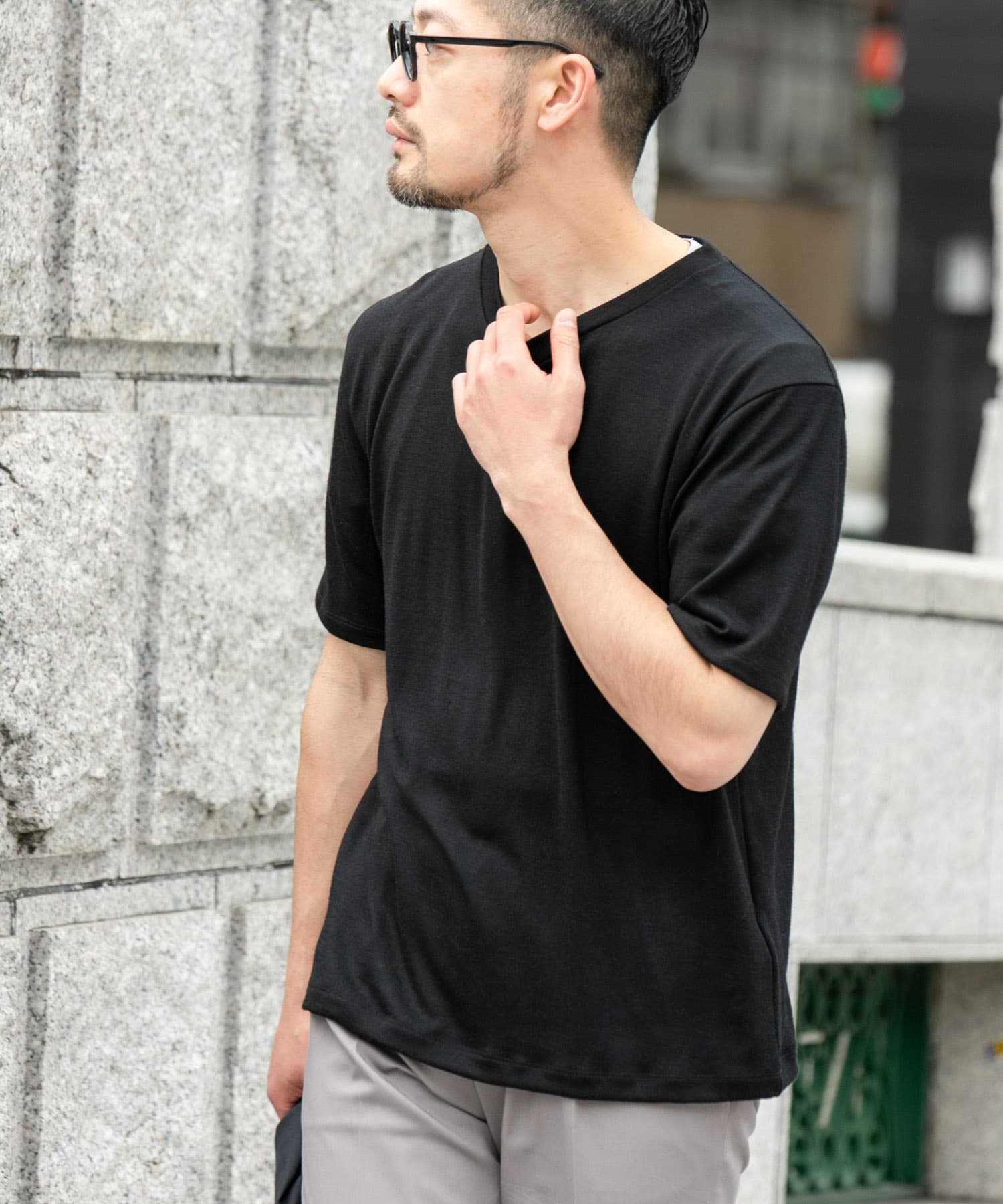 身長：173cm サイズ：L