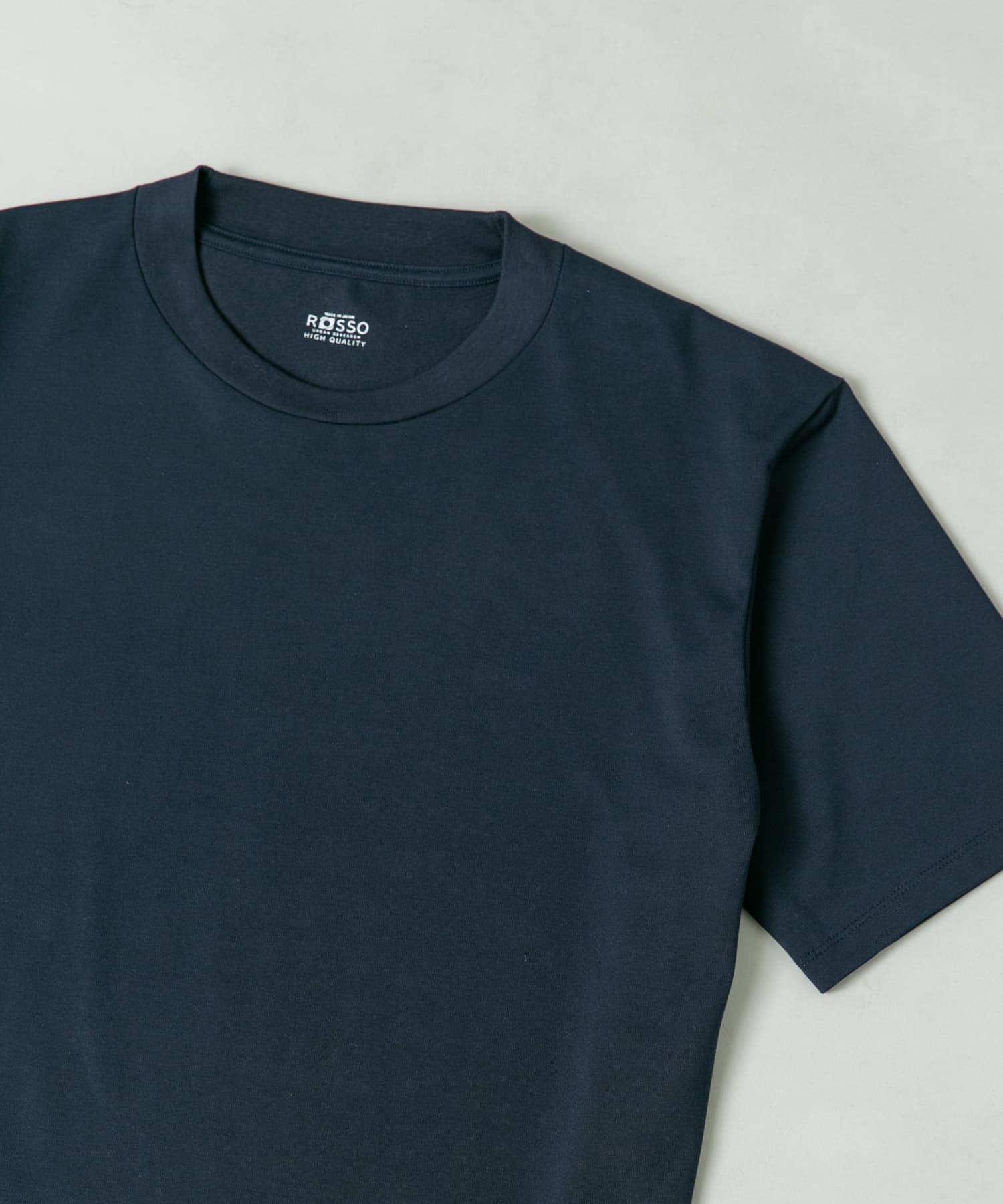 『接触冷感/吸水速乾/UVカット』ハイクオリティドレスTシャツ NAVY M