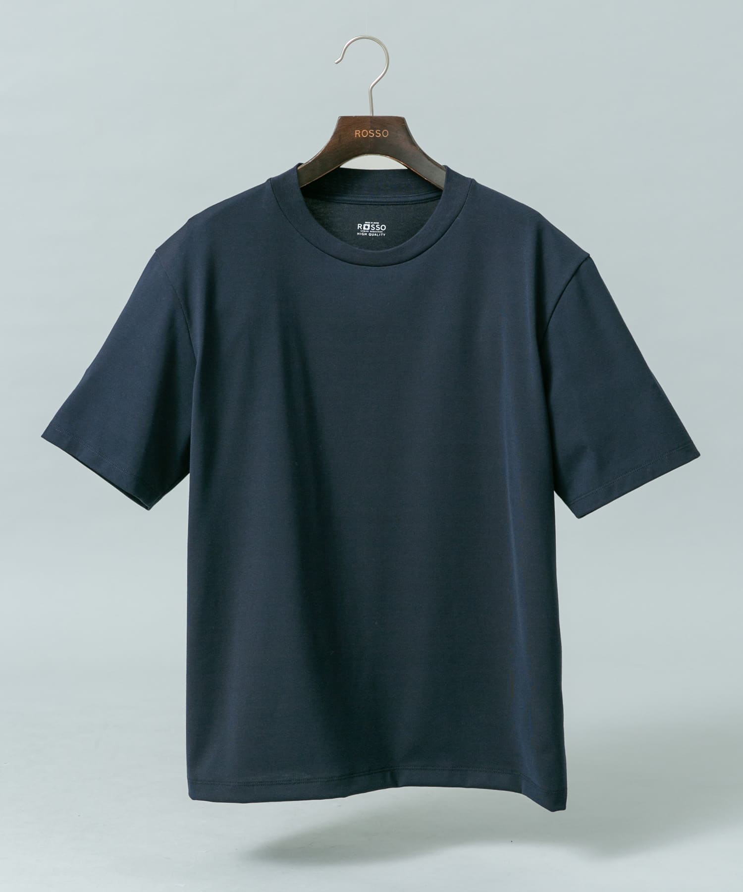 『接触冷感/吸水速乾/UVカット』ハイクオリティドレスTシャツ NAVY M