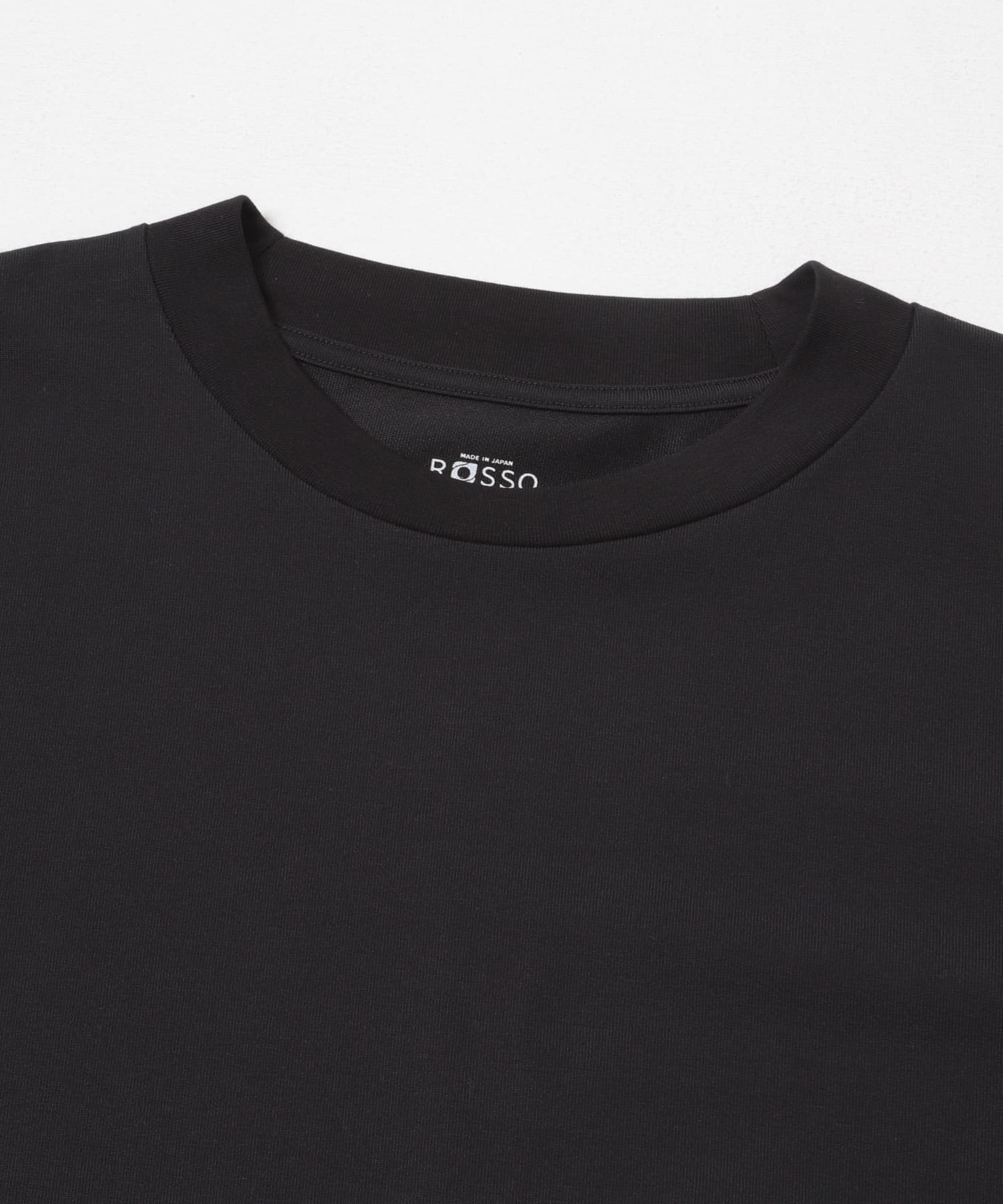 『接触冷感/吸水速乾/UVカット』ハイクオリティドレスTシャツ BLACK S