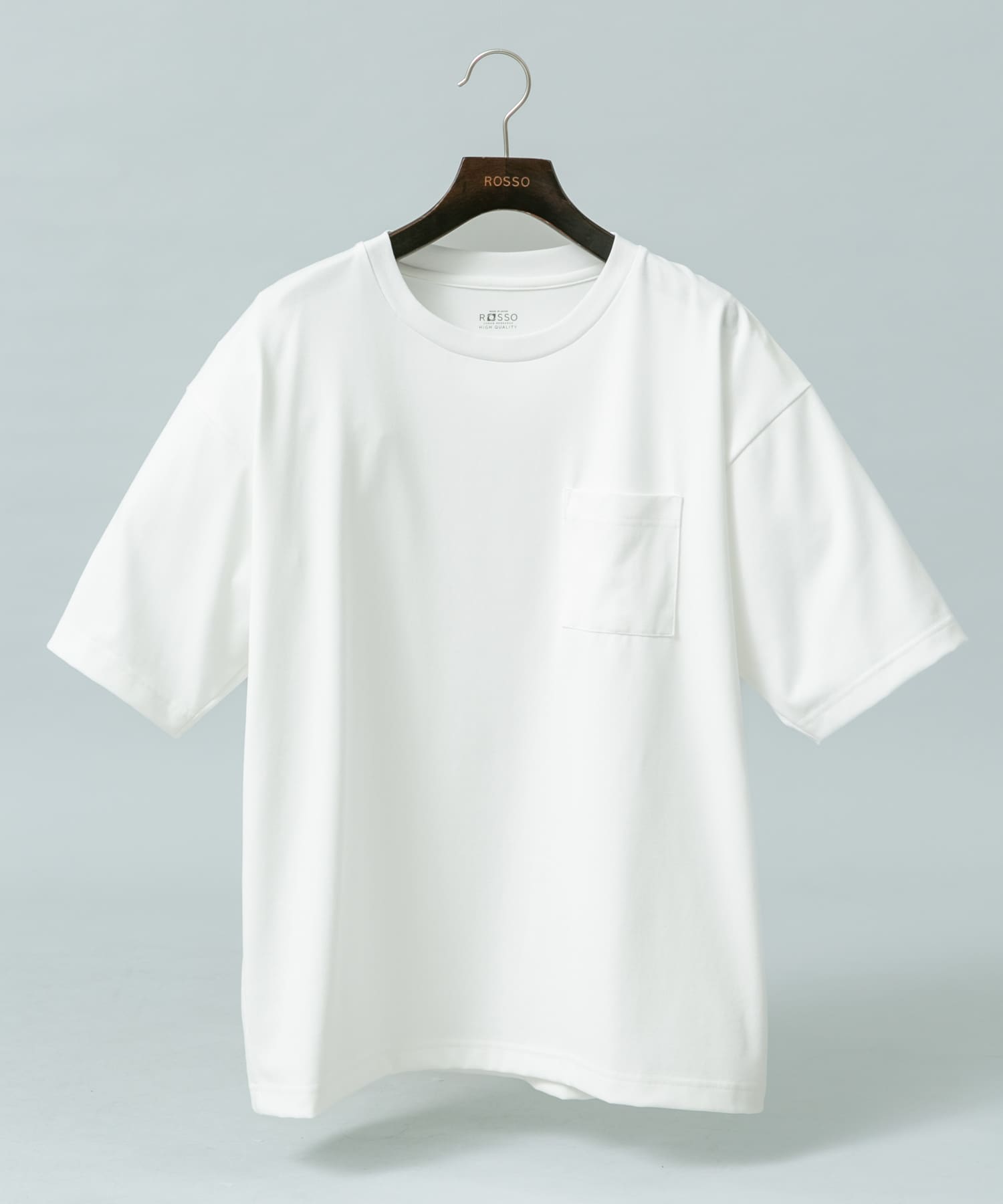 『接触冷感/吸水速乾/UVカット』ハイクオリティリラックスフィットTシャツ WHITE M