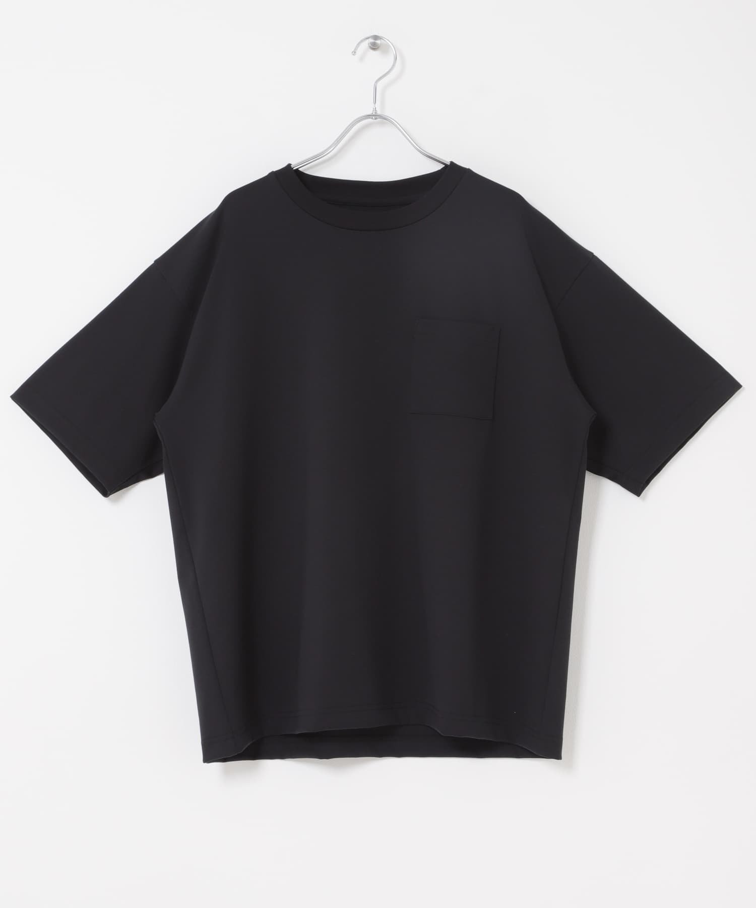 ハイクオリティリラックスフィットTシャツ BLACK S