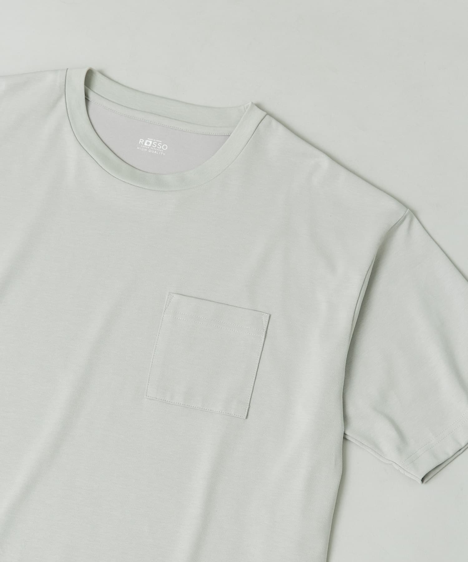 『接触冷感/吸水速乾/UVカット』ハイクオリティリラックスフィットTシャツ ICE GRAY M