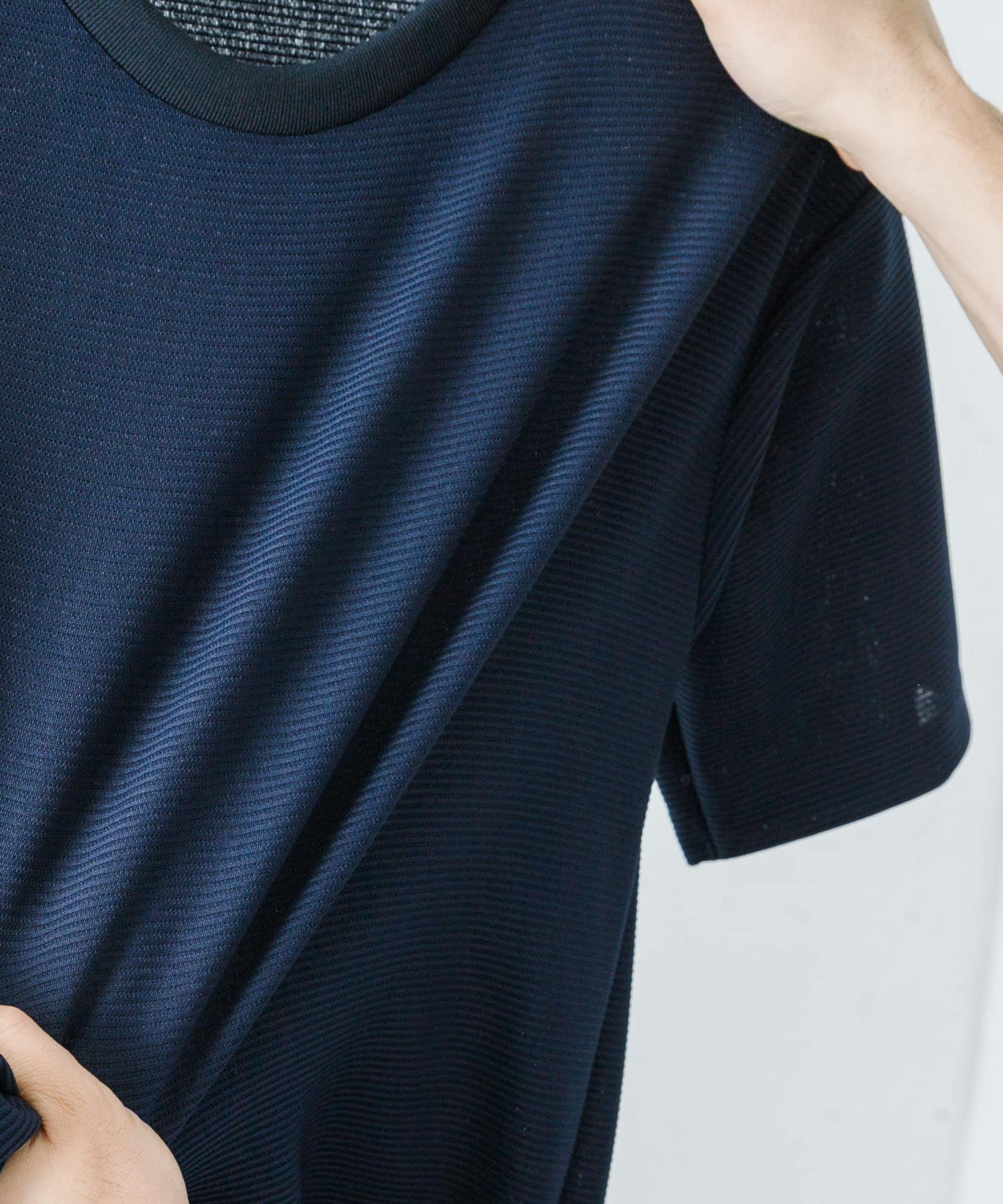 『吸水速乾』シリウスショートスリーブTシャツ NAVY M