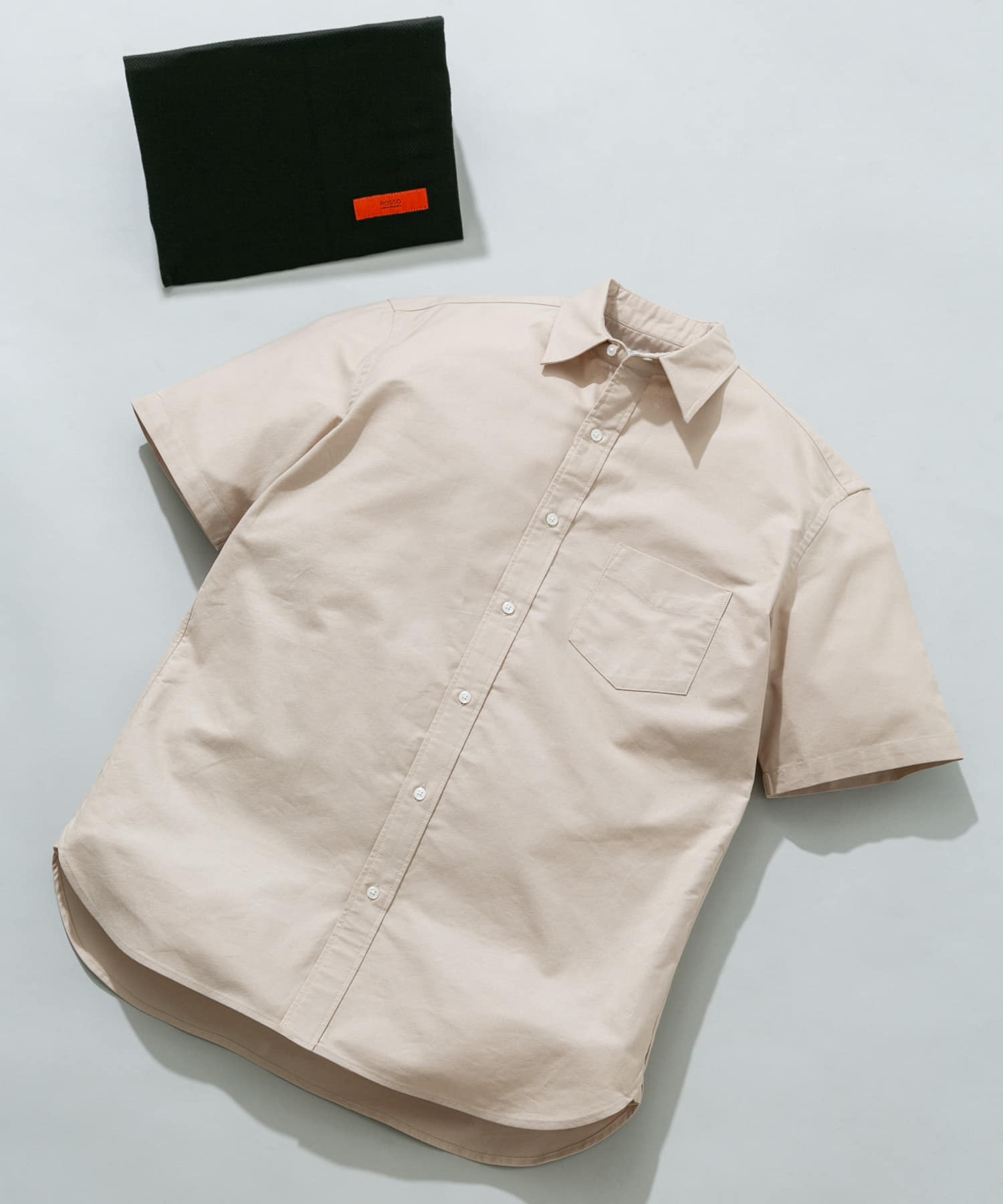 『WEB限定』『抗菌/消臭』『XXLサイズあり』ハイパフォーマンスオックス半袖シャツ BEIGE S