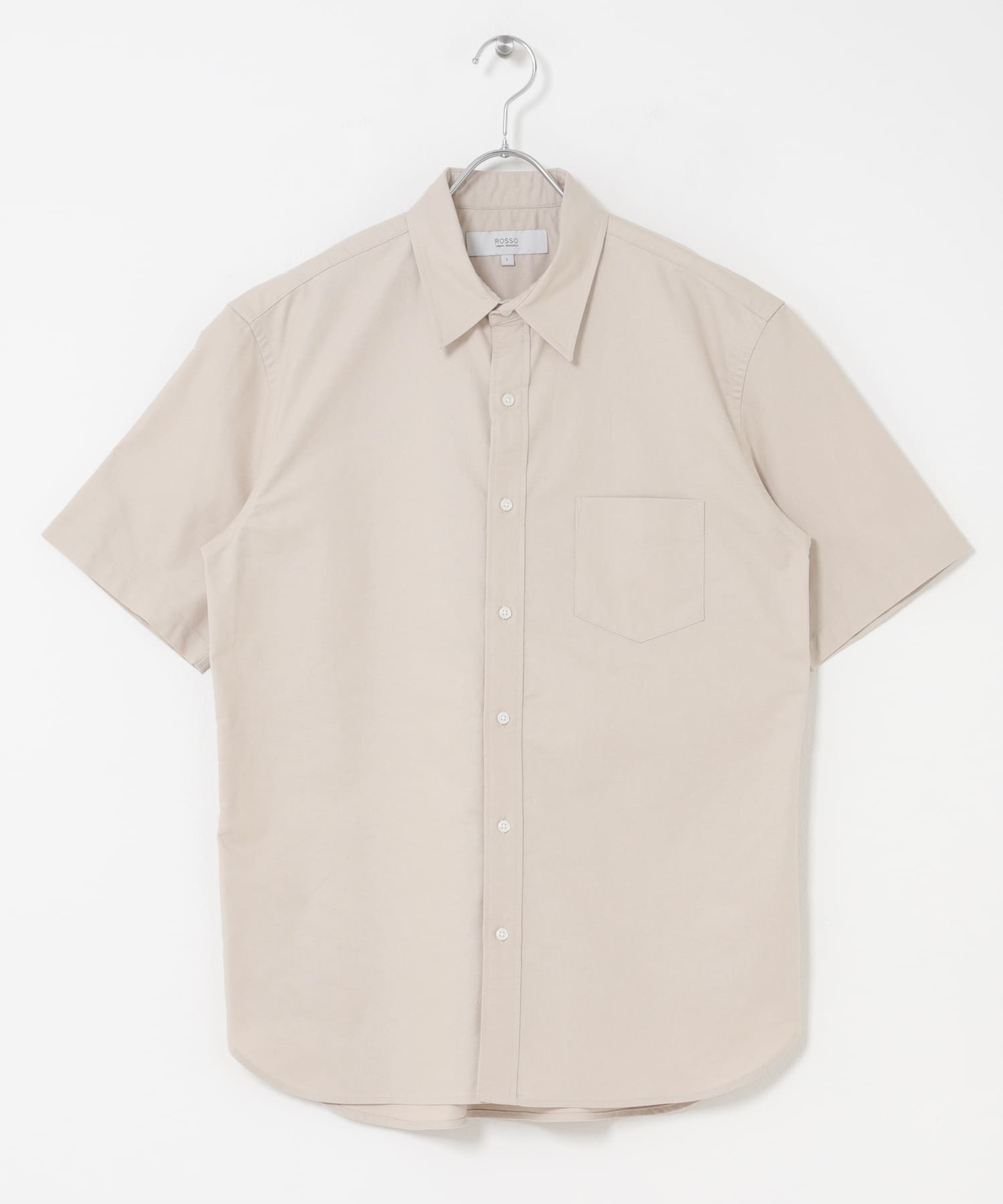 『WEB限定』『抗菌/消臭』『XXLサイズあり』ハイパフォーマンスオックス半袖シャツ BEIGE S