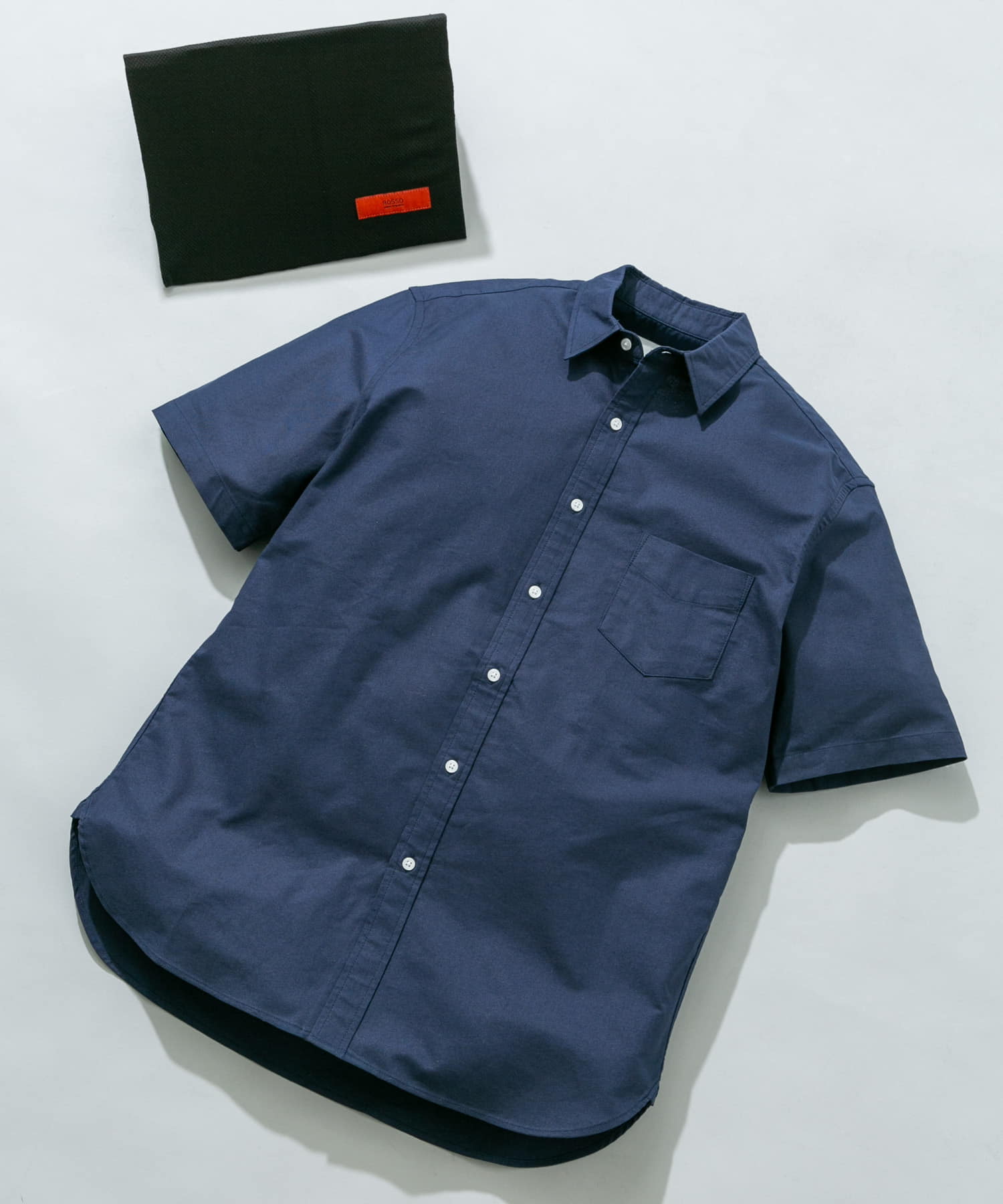 『WEB限定』『抗菌/消臭』『XXLサイズあり』ハイパフォーマンスオックス半袖シャツ NAVY S