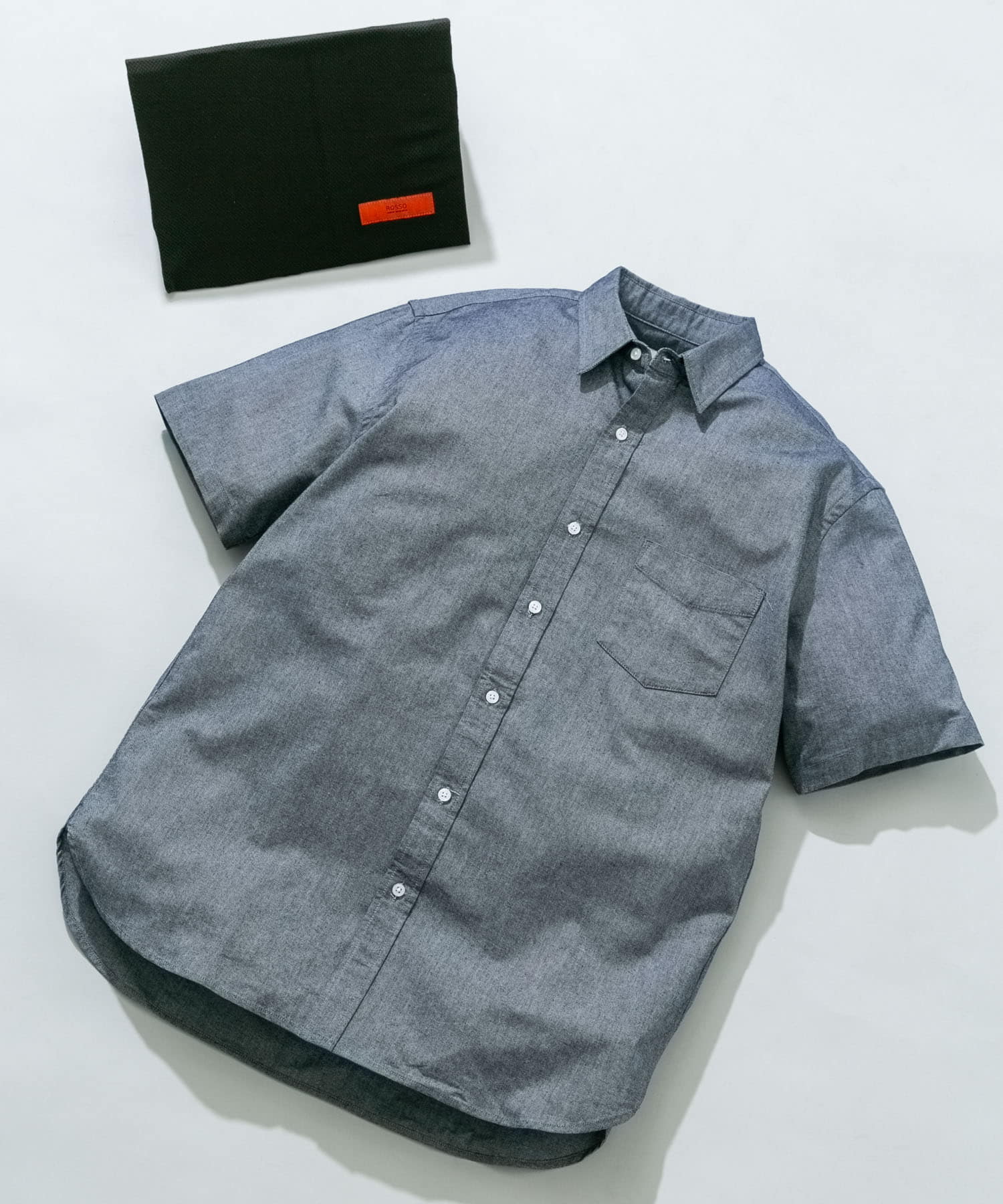 『WEB限定』『抗菌/消臭』『XXLサイズあり』ハイパフォーマンスオックス半袖シャツ INDIGO S